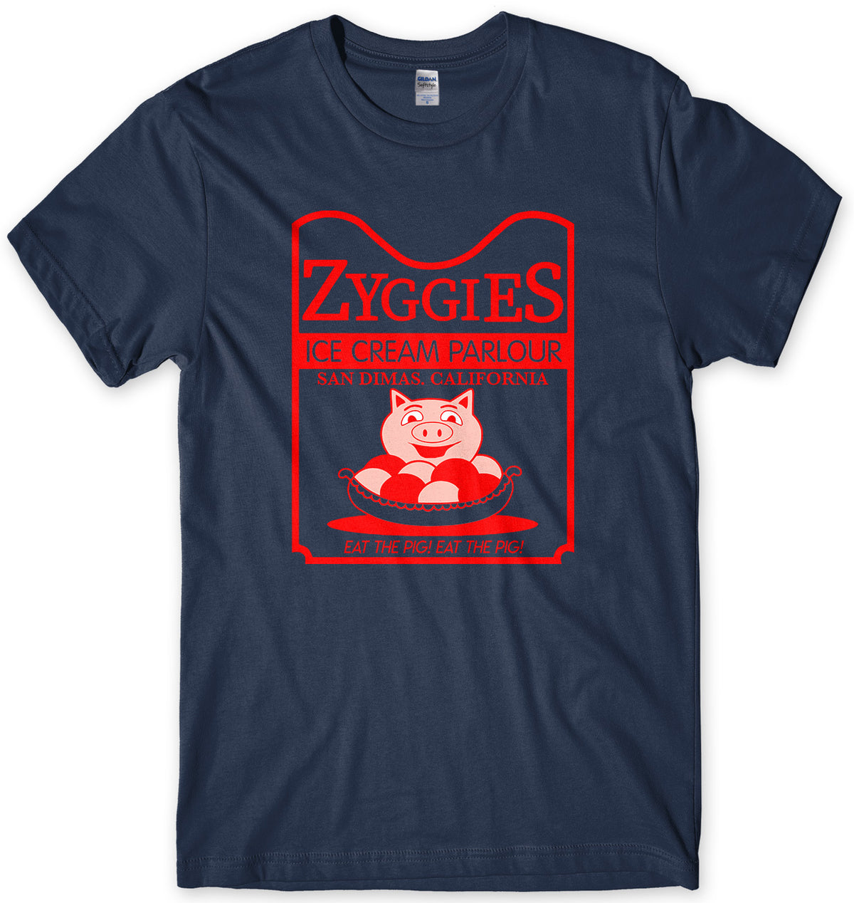 ZYGGIES ICE CREAM PARLOUR MENS UNISEX T-SHIRT