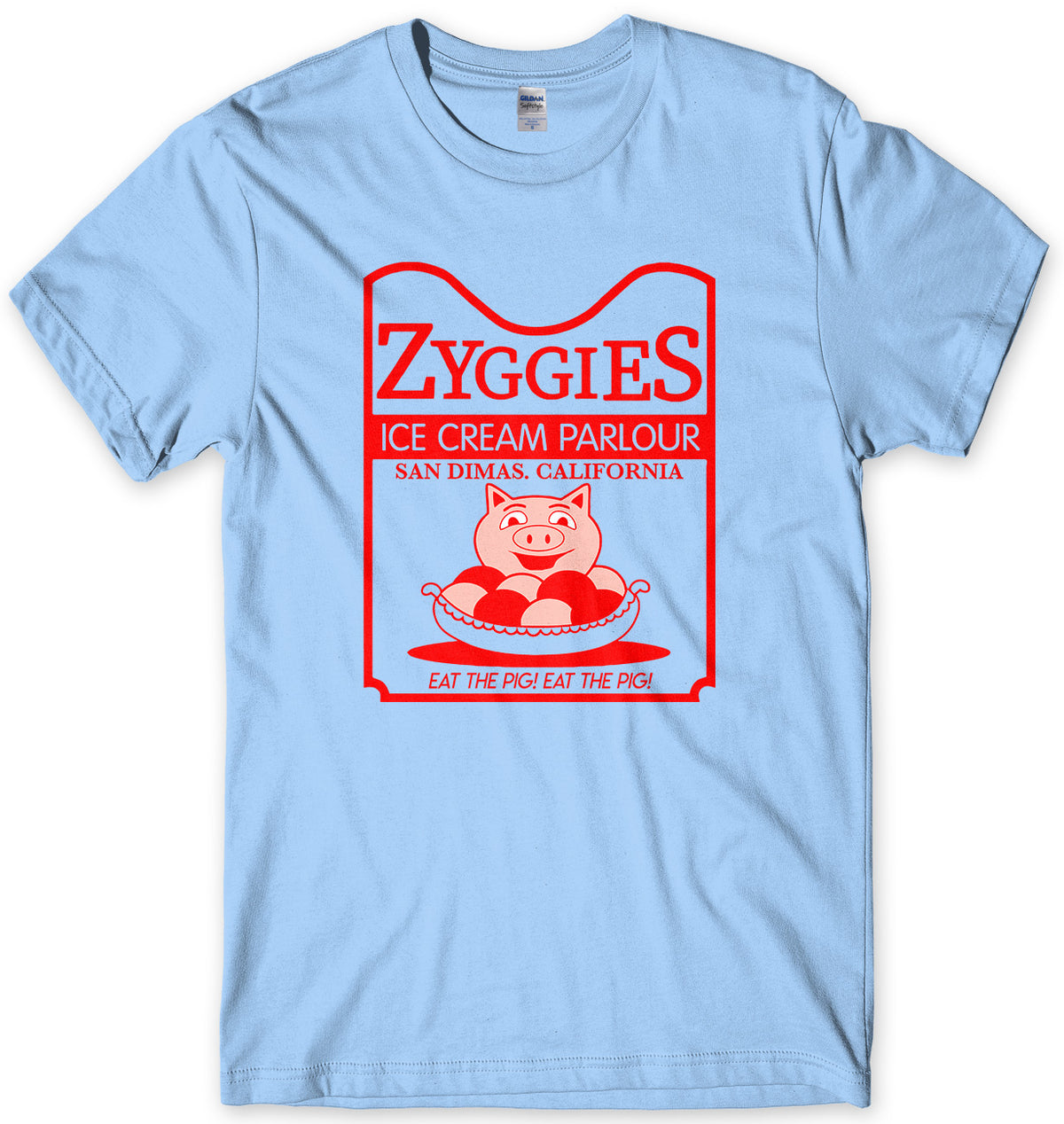 ZYGGIES ICE CREAM PARLOUR MENS UNISEX T-SHIRT