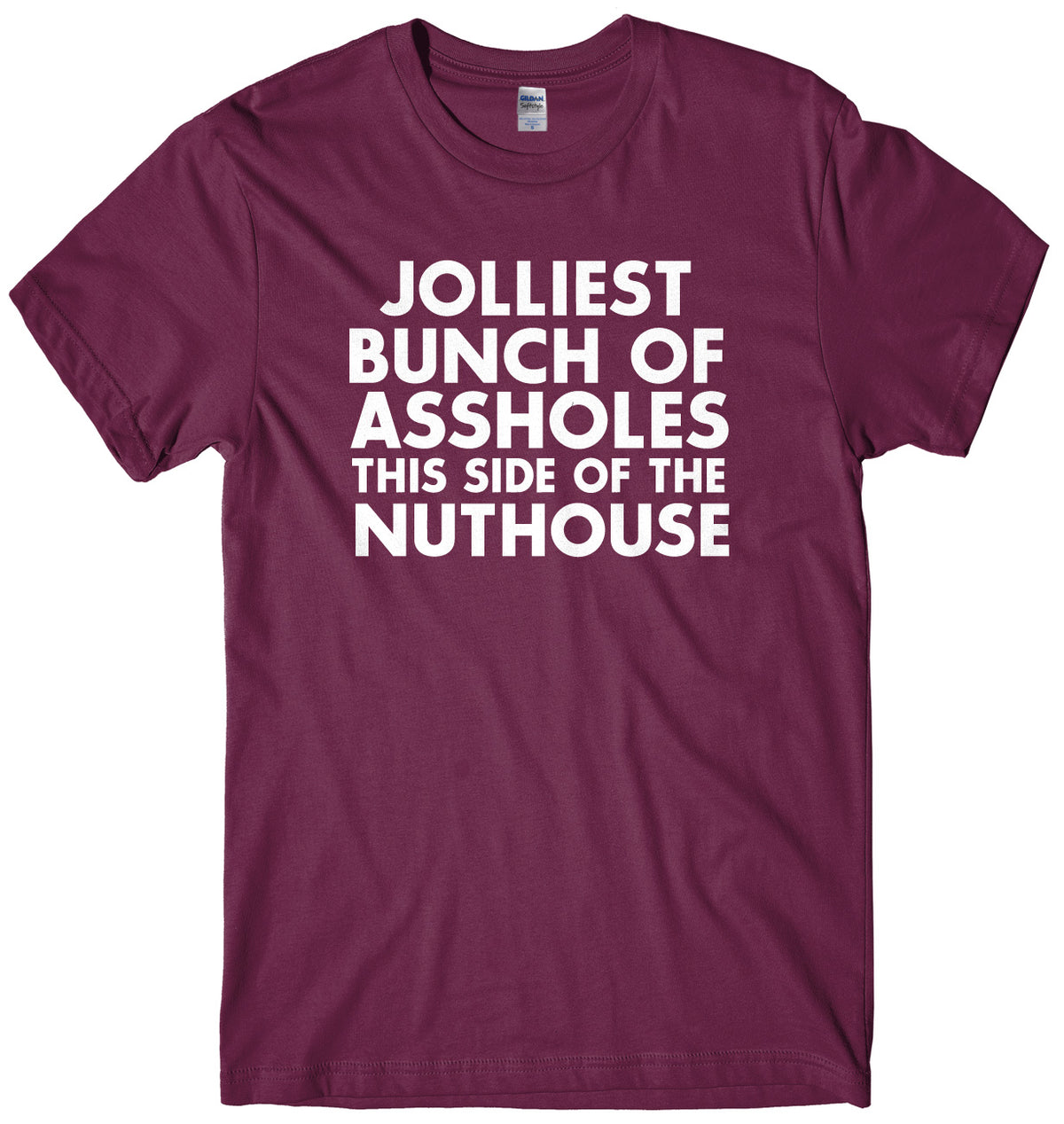 Jolliest Bunch Of Assholes This Side Of The Nuthouse Mens Unisex Christmas T-Shirt