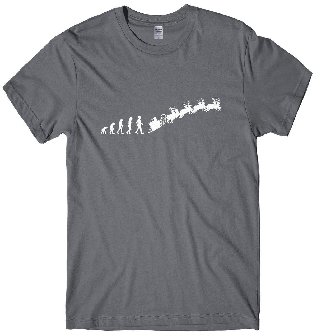 Evolution Of Santa Mens Unisex Christmas T-Shirt