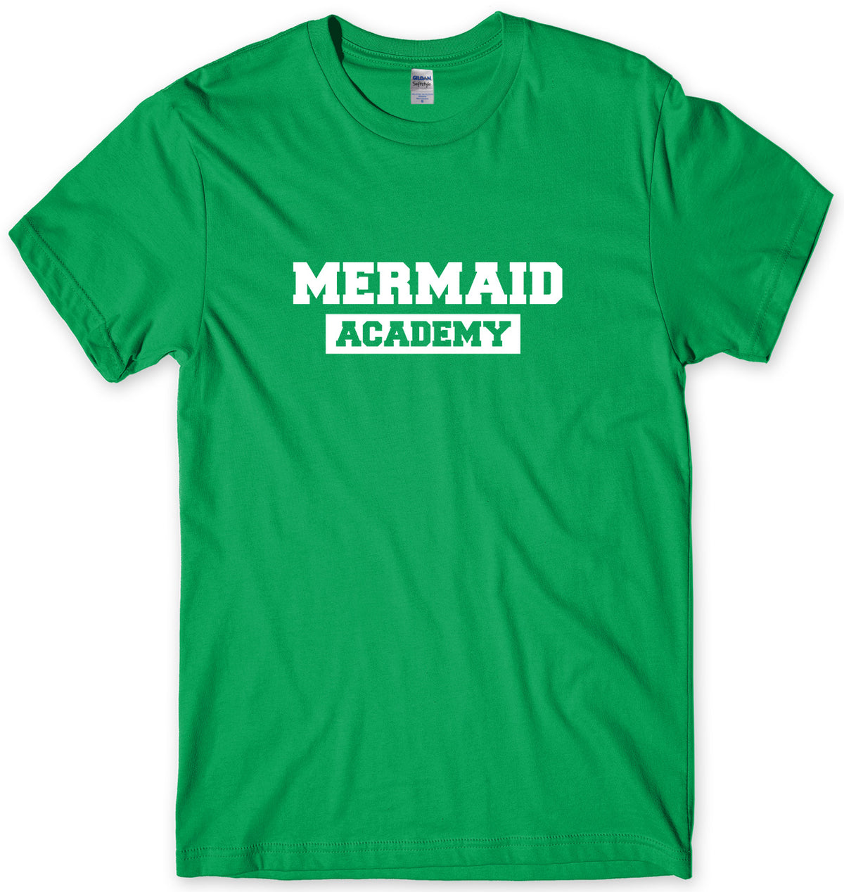 MERMAID ACADEMY MENS FUNNY UNISEX T-SHIRT