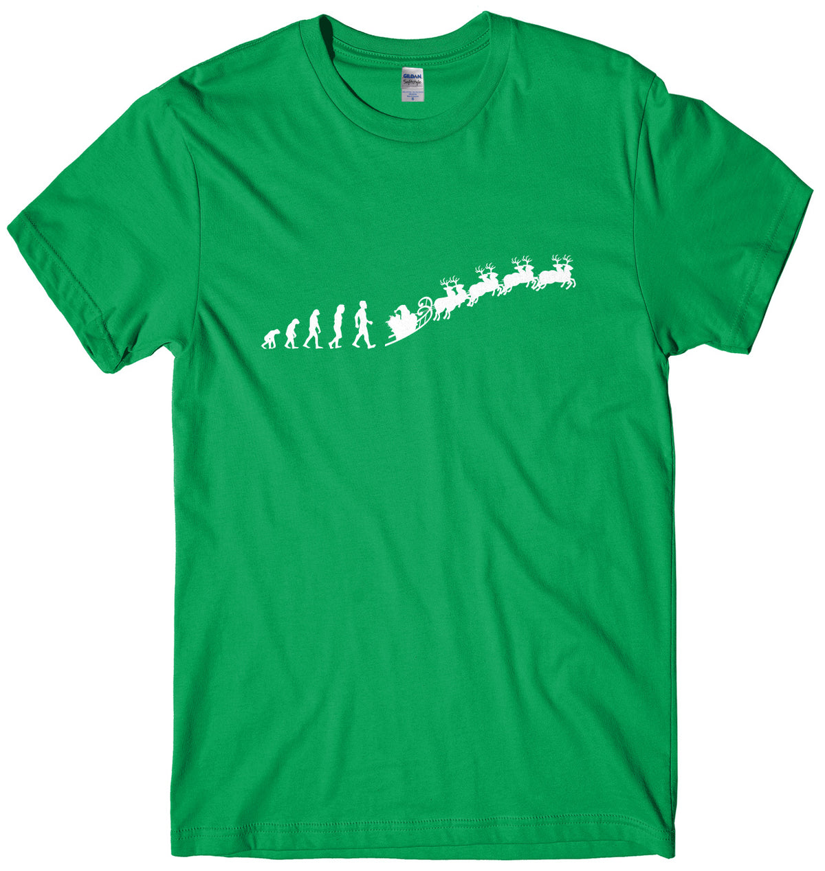 Evolution Of Santa Mens Unisex Christmas T-Shirt