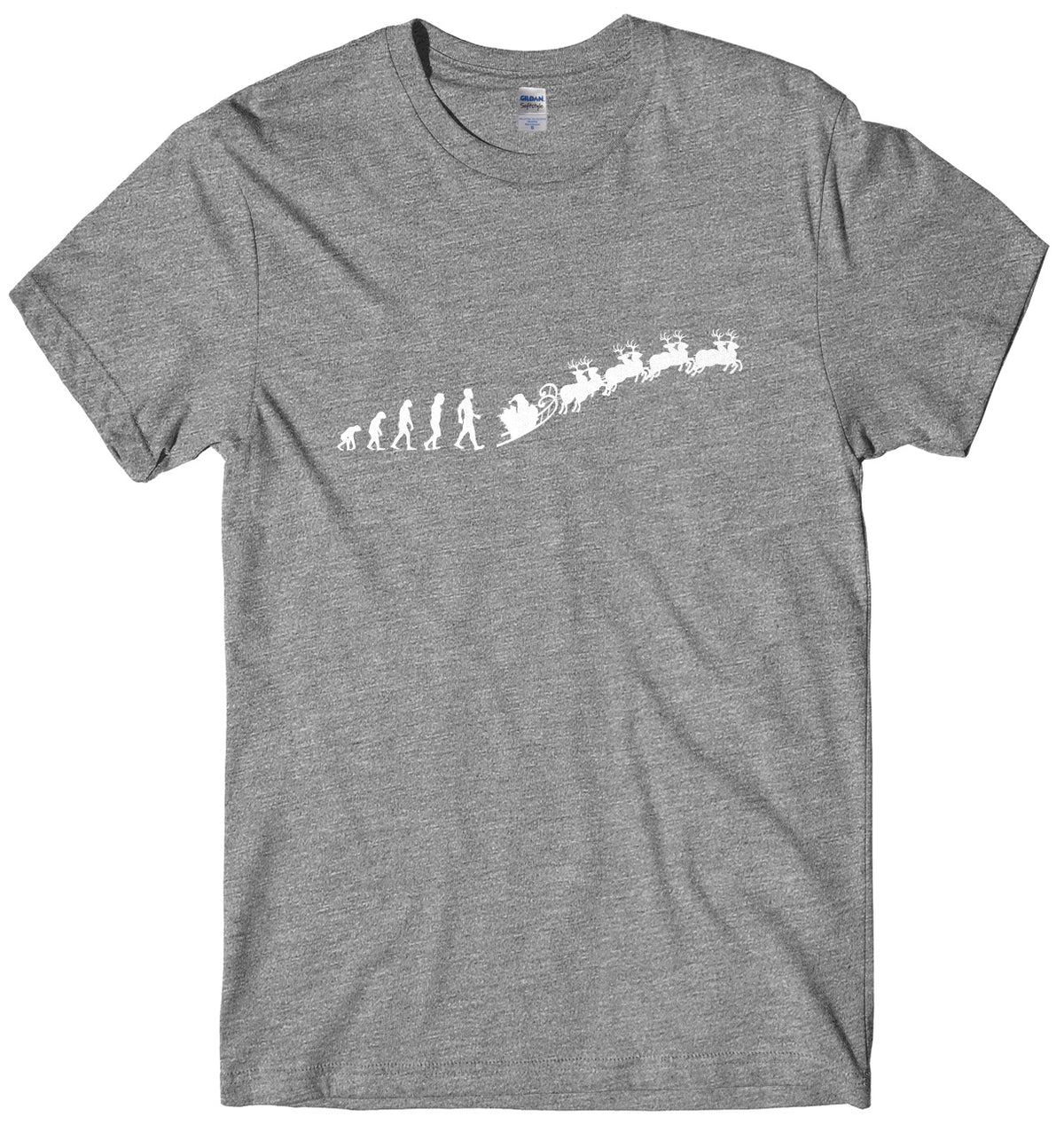 Evolution Of Santa Mens Unisex Christmas T-Shirt