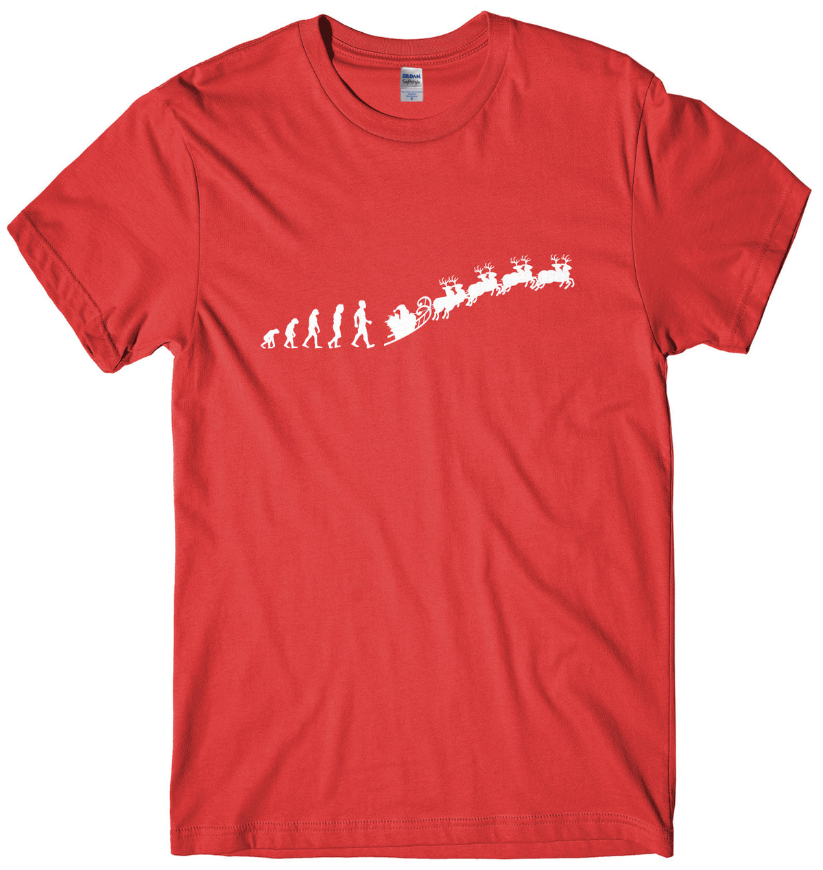 Evolution Of Santa Mens Unisex Christmas T-Shirt