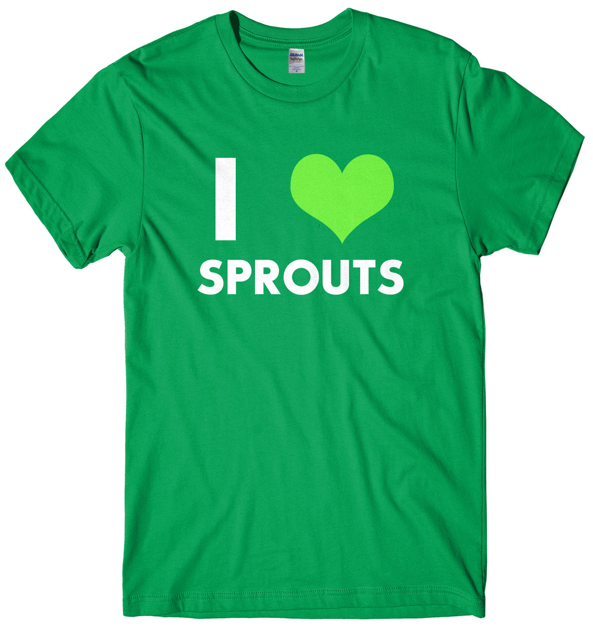 I Love Sprouts Mens Unisex Christmas T-Shirt