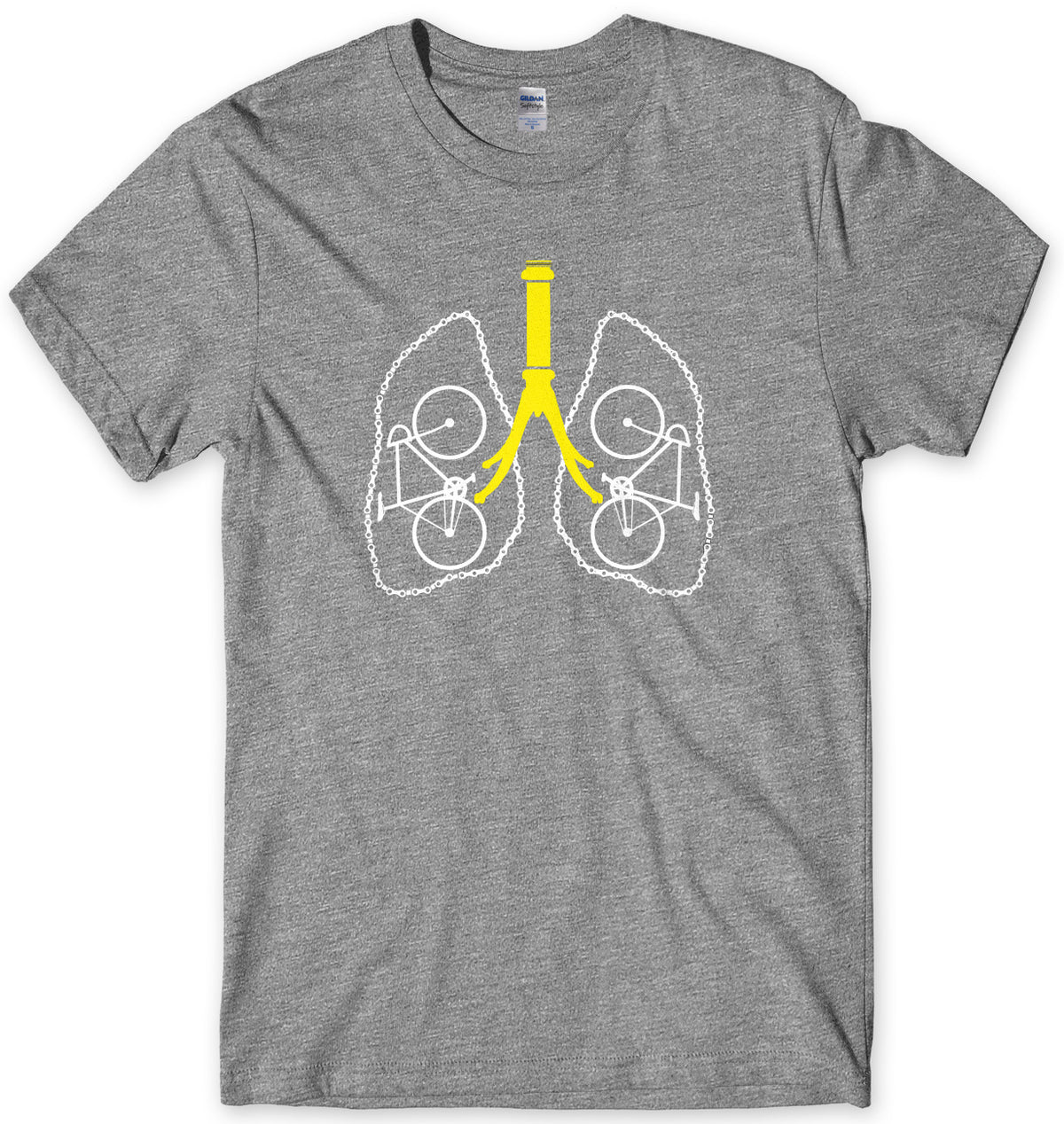Live And Breath Cycling Mens Unisex T-Shirt