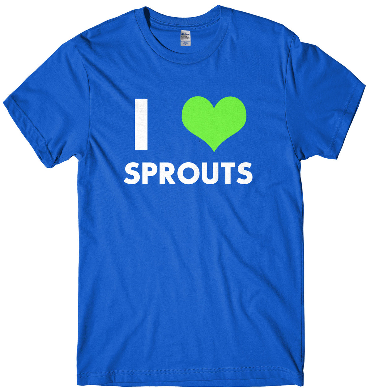I Love Sprouts Mens Unisex Christmas T-Shirt
