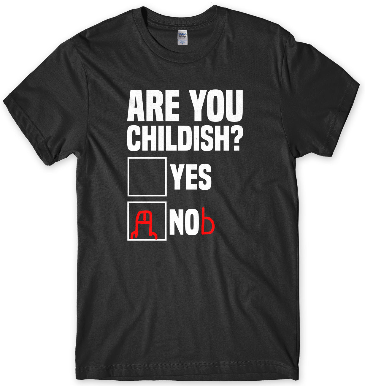 Are You Childish? Mens Unisex T-Shirt