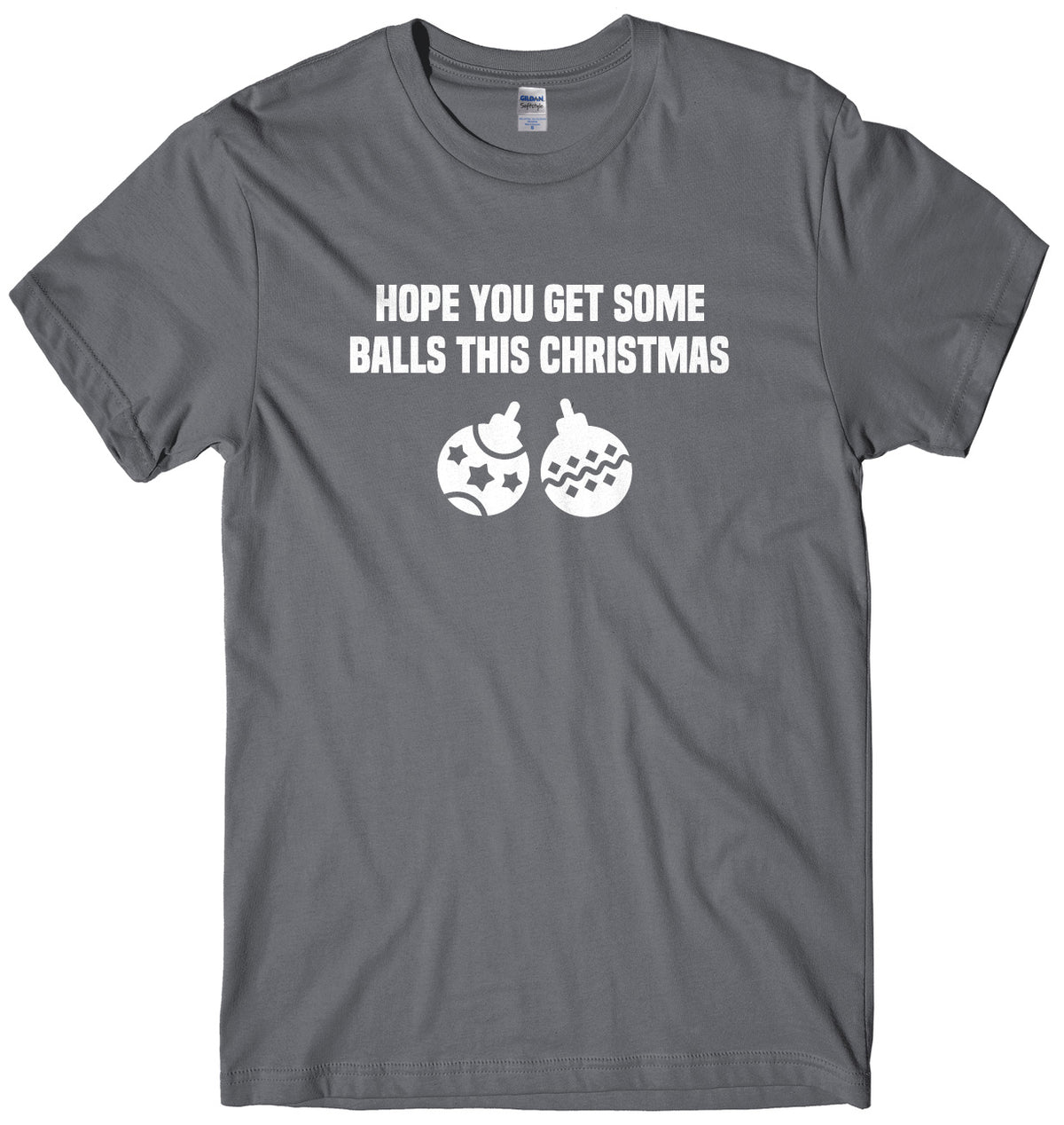 Hope You Get Some Balls This Christmas Mens Unisex Christmas T-Shirt