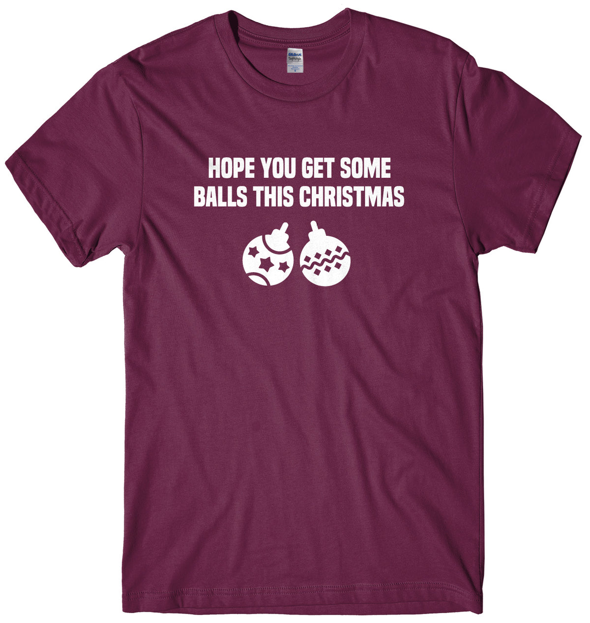 Hope You Get Some Balls This Christmas Mens Unisex Christmas T-Shirt
