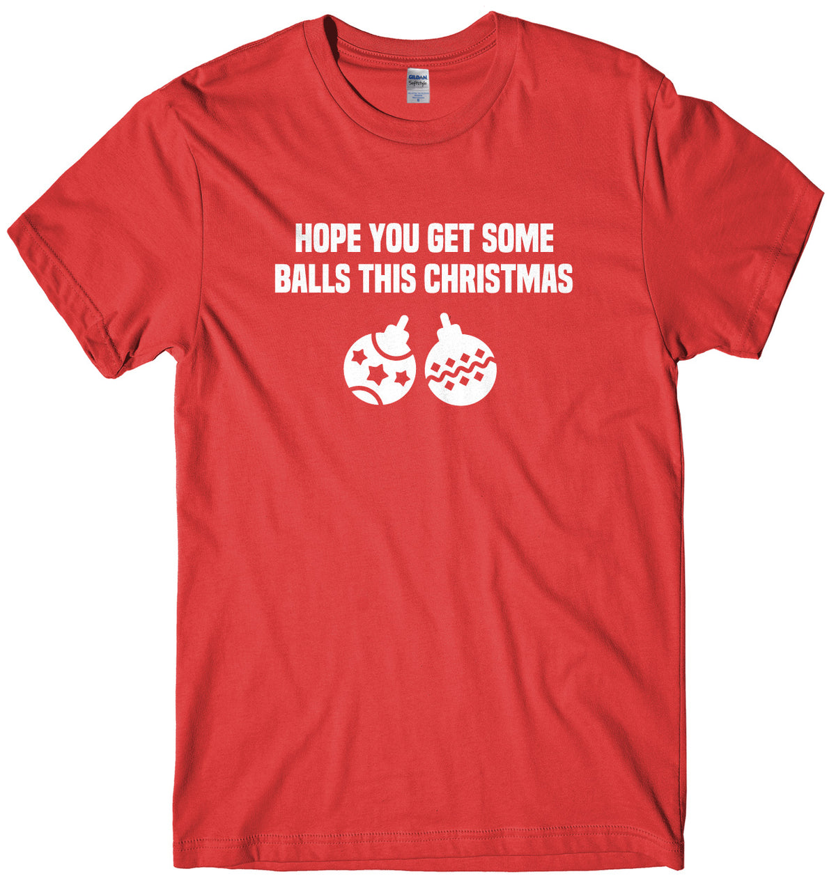 Hope You Get Some Balls This Christmas Mens Unisex Christmas T-Shirt