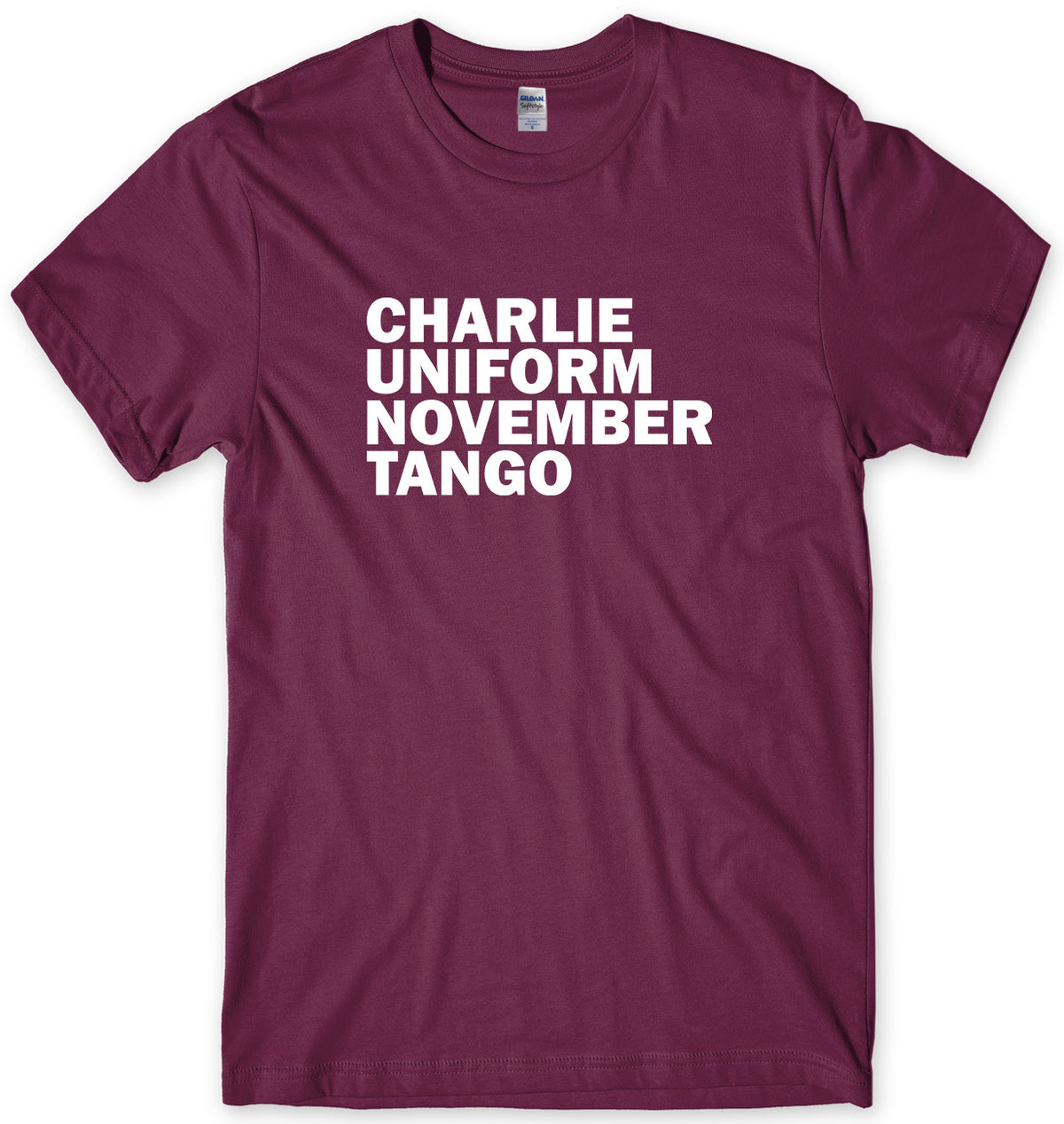CHARLIE UNIFORM NOVEMBER TANGO MENS FUNNY UNISEX T-SHIRT