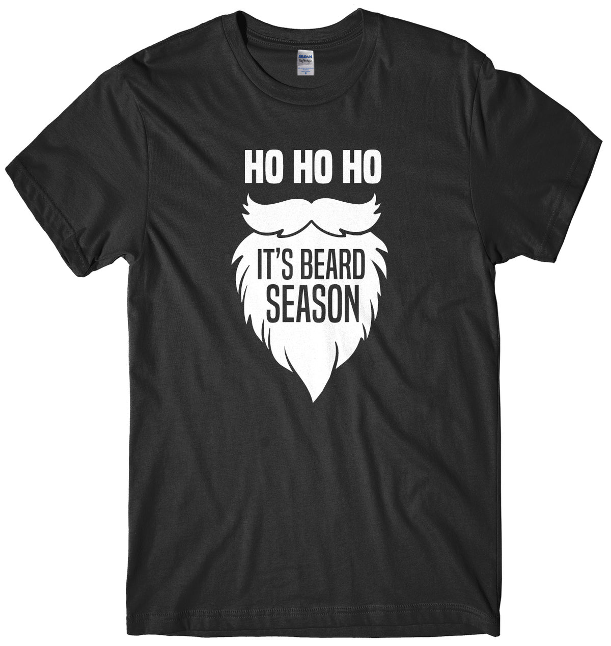 Ho Ho Ho It&#39;s Beard Season Mens Unisex Christmas T-Shirt