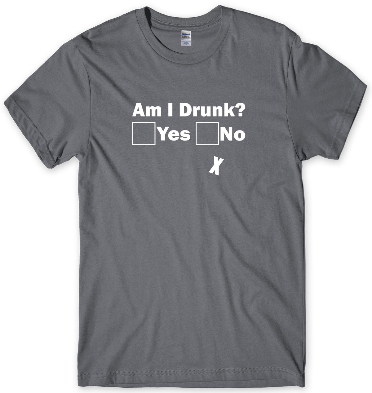 AM I DRUNK?  MENS FUNNY UNISEX T-SHIRT