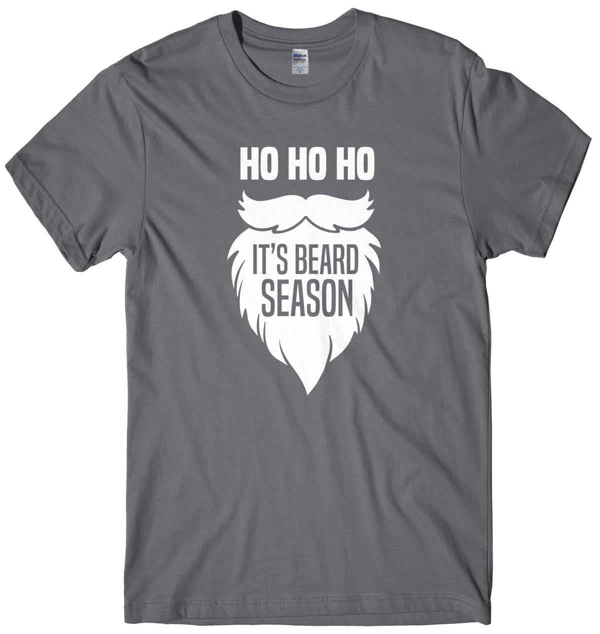 Ho Ho Ho It&#39;s Beard Season Mens Unisex Christmas T-Shirt