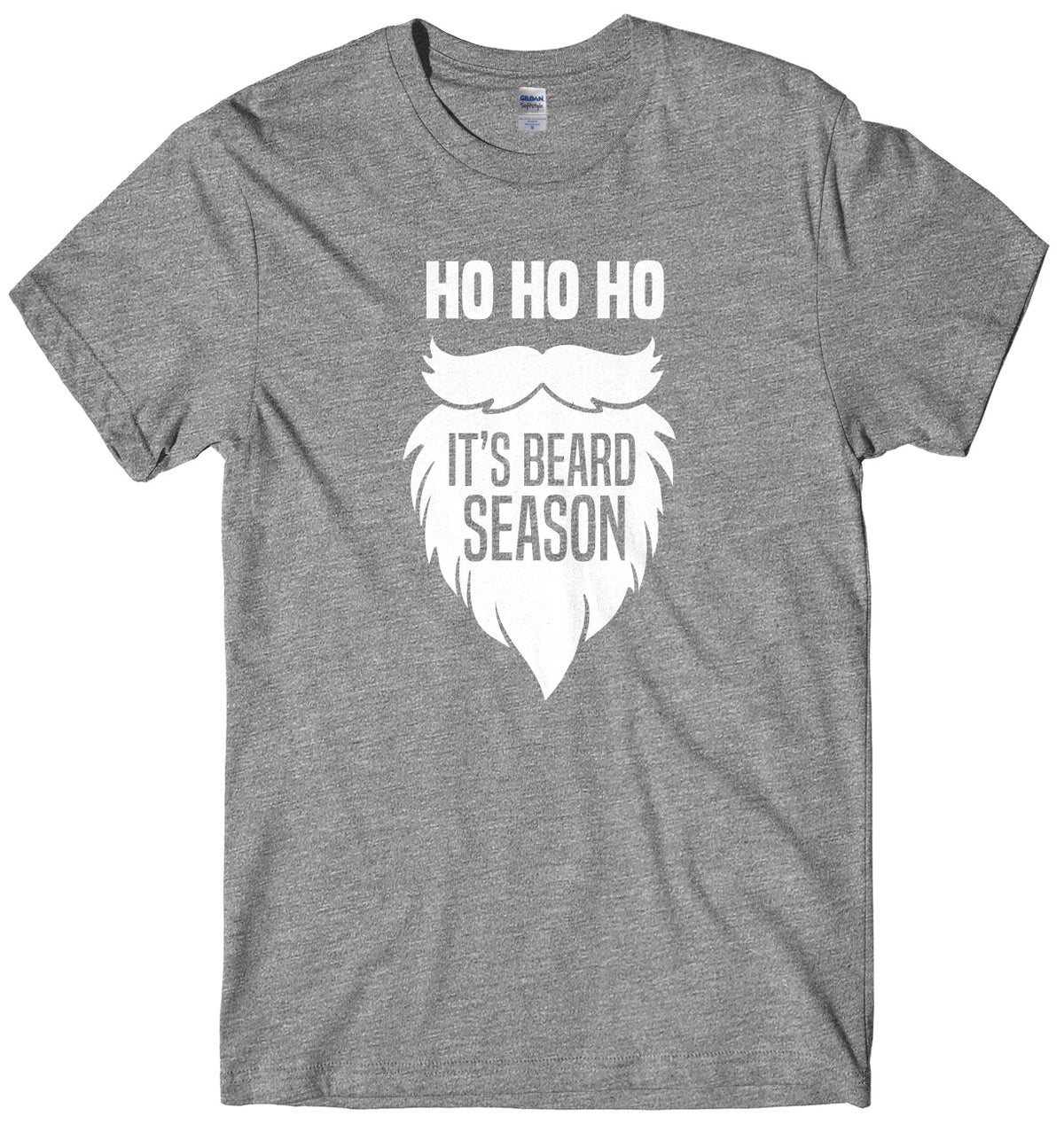 Ho Ho Ho It&#39;s Beard Season Mens Unisex Christmas T-Shirt