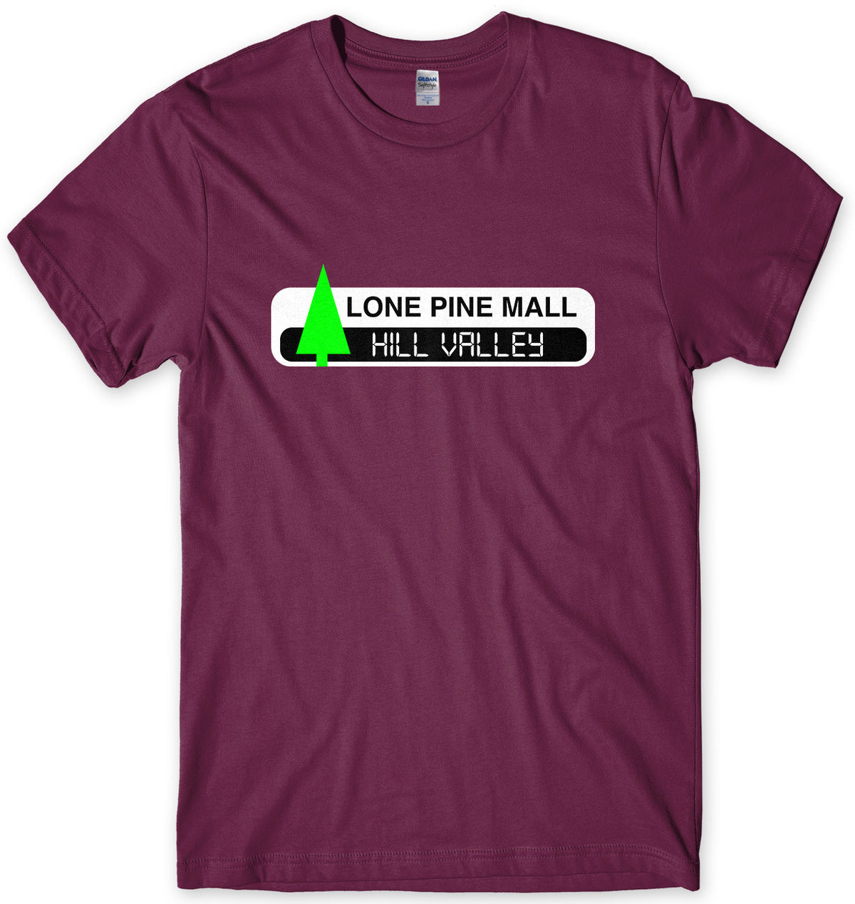 LONE PINE MALL HILL VALLEY - INSPIRED BY BACK TO THE FUTURE MENS UNISEX T-SHIRT
