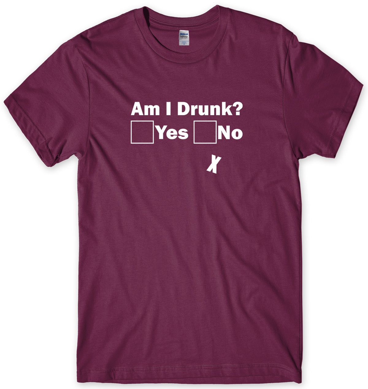 AM I DRUNK?  MENS FUNNY UNISEX T-SHIRT