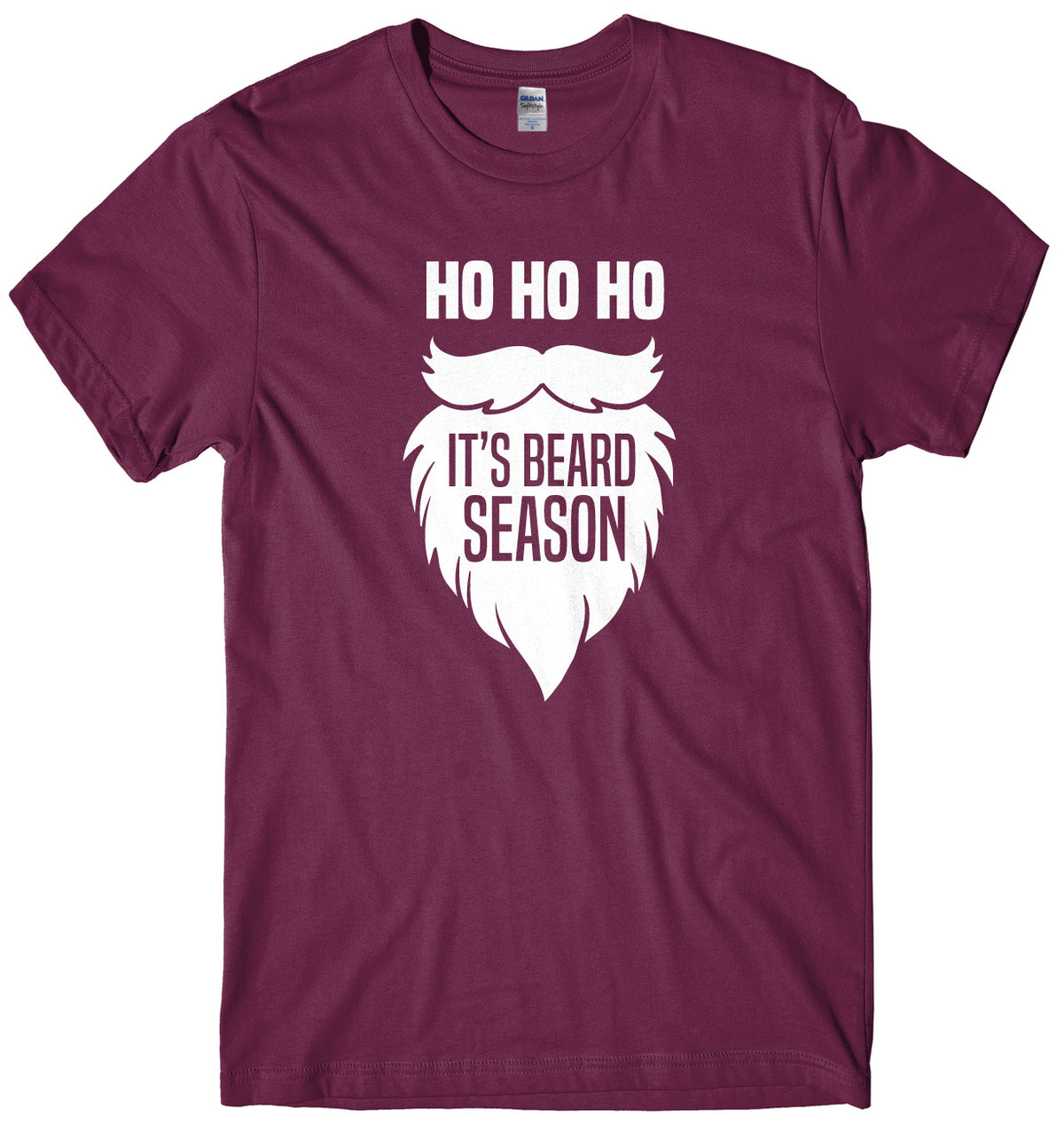 Ho Ho Ho It&#39;s Beard Season Mens Unisex Christmas T-Shirt