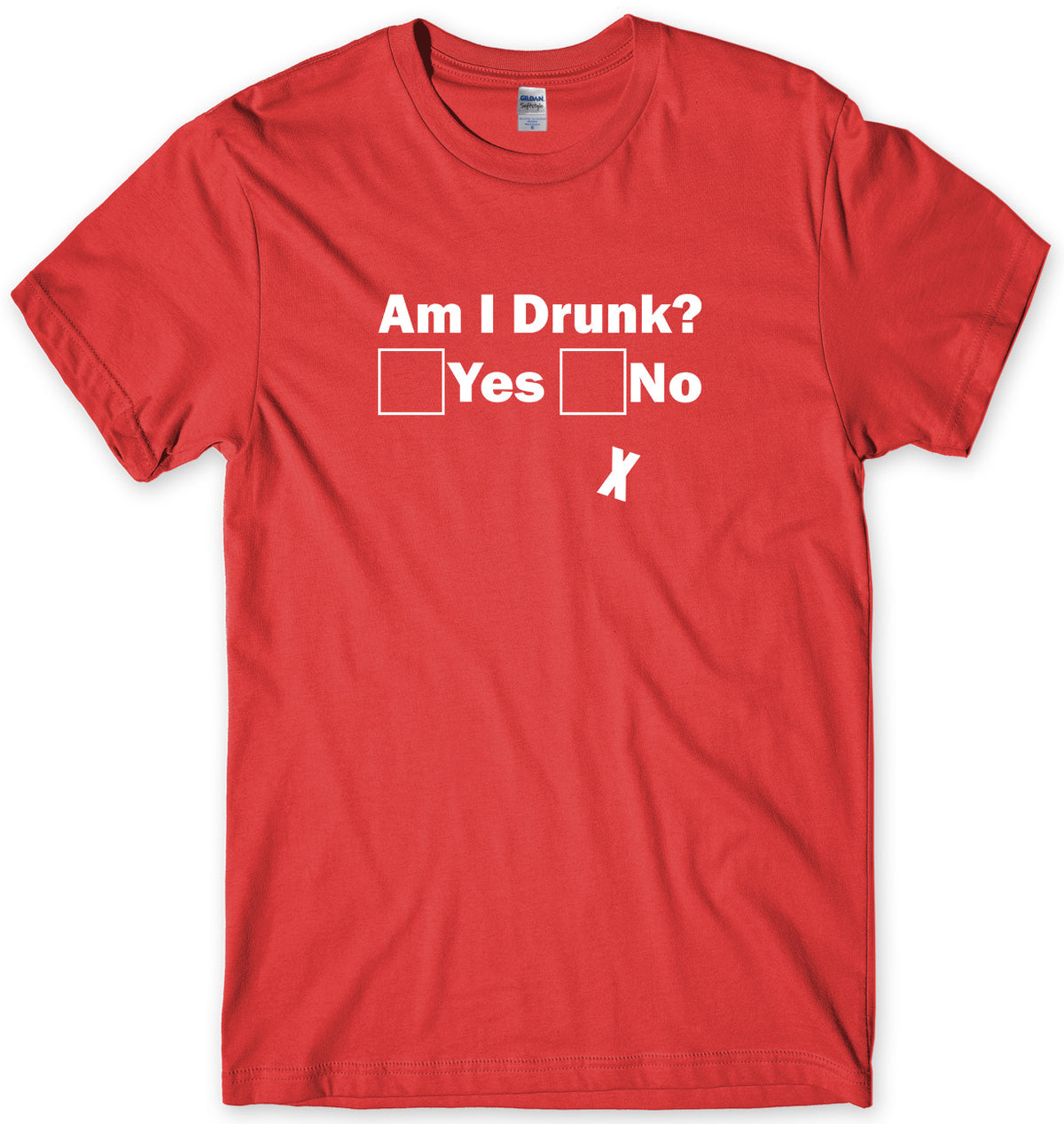 AM I DRUNK?  MENS FUNNY UNISEX T-SHIRT