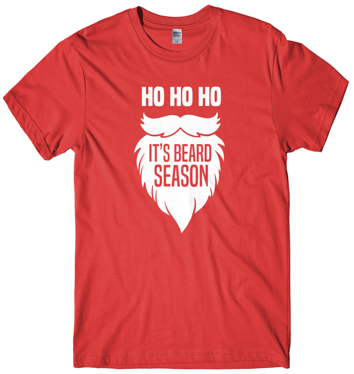 Ho Ho Ho It&#39;s Beard Season Mens Unisex Christmas T-Shirt
