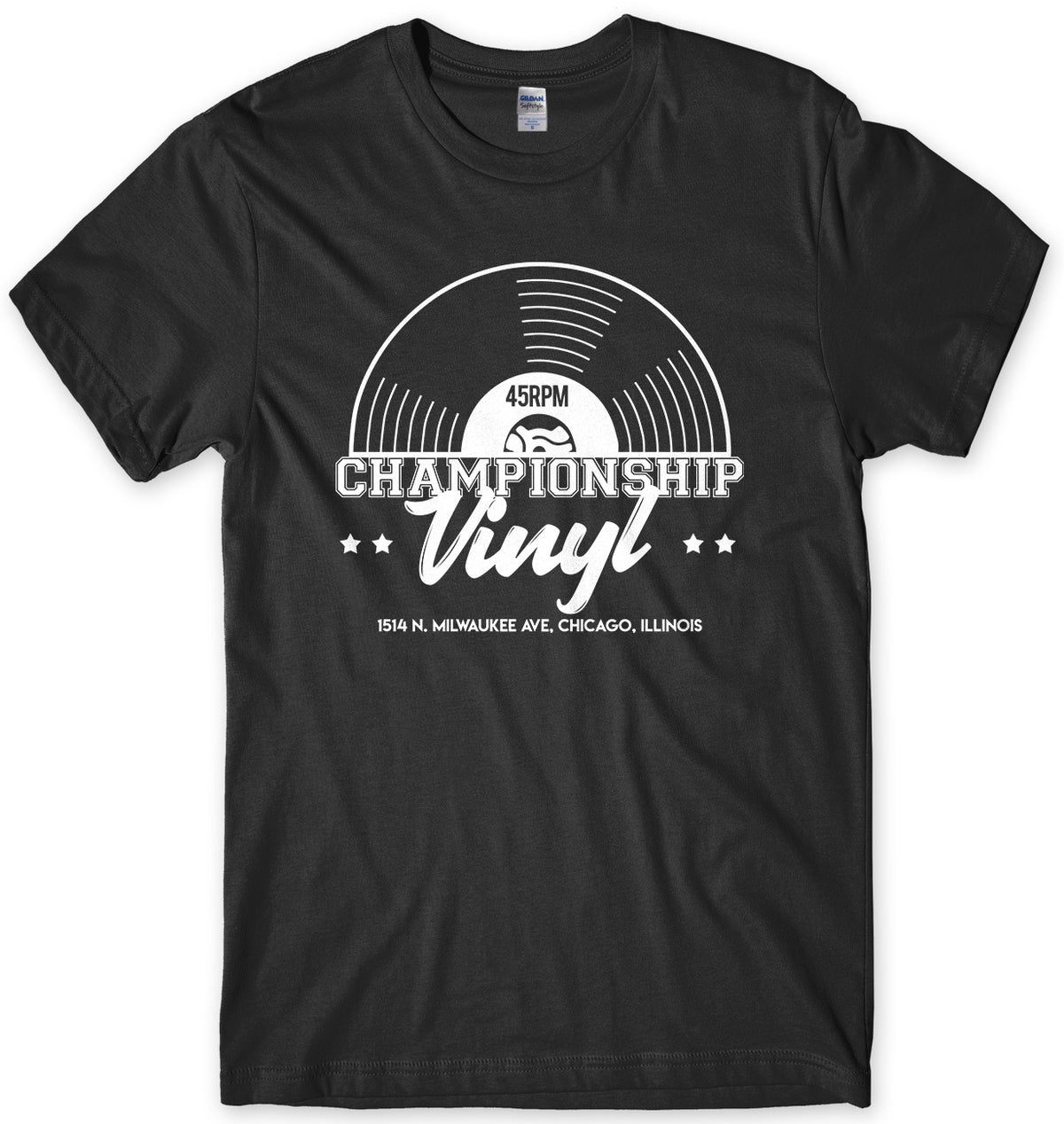 CHAMPIONSHIP VINYL - INSPIRED BY HIGH FIDELITY MENS UNISEX T-SHIRT