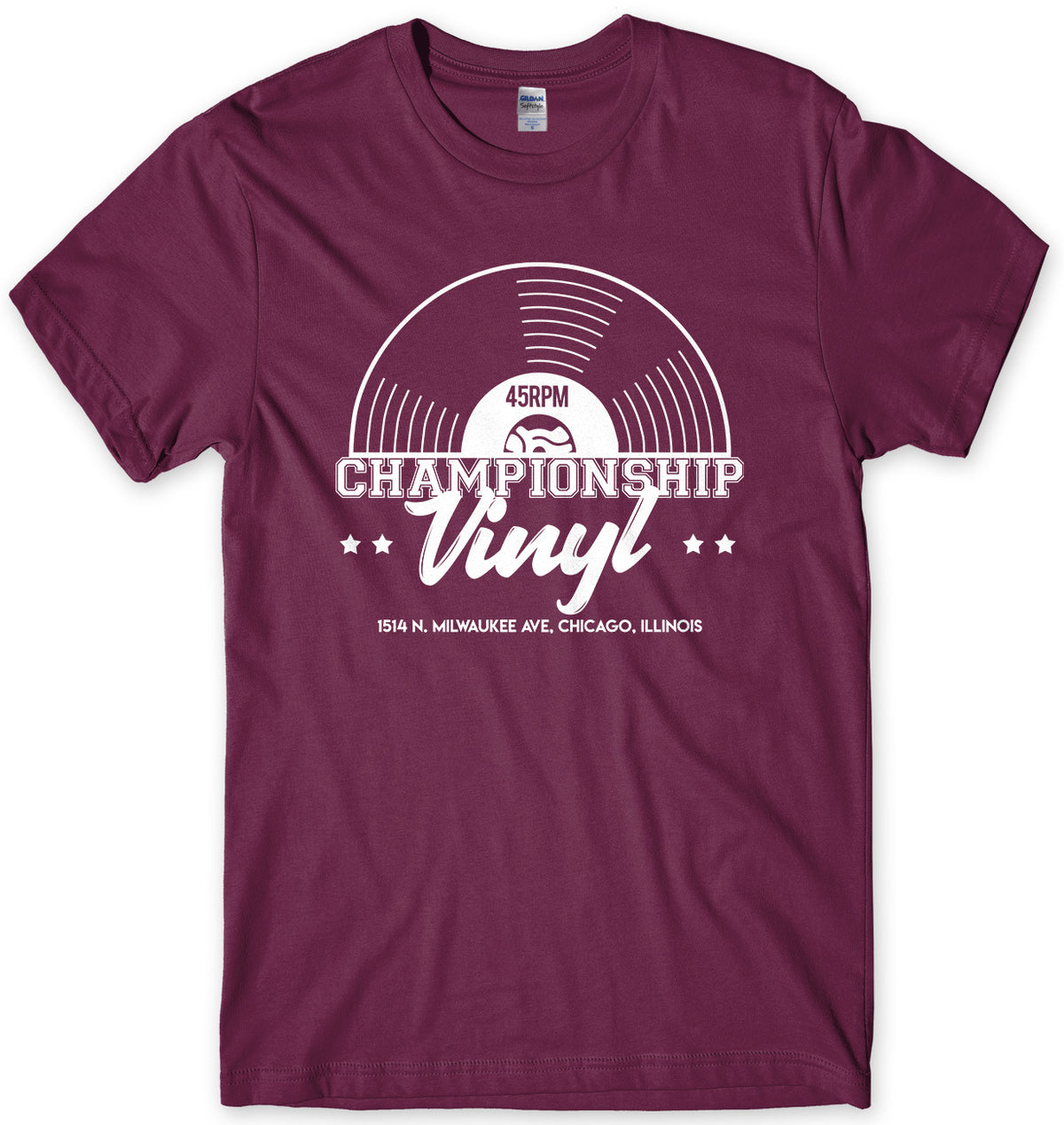 CHAMPIONSHIP VINYL - INSPIRED BY HIGH FIDELITY MENS UNISEX T-SHIRT