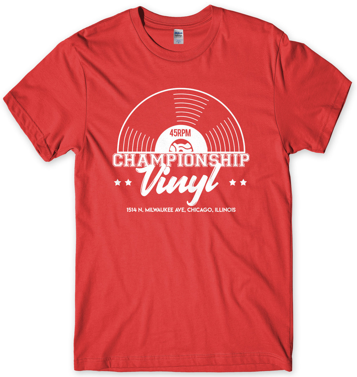 CHAMPIONSHIP VINYL - INSPIRED BY HIGH FIDELITY MENS UNISEX T-SHIRT