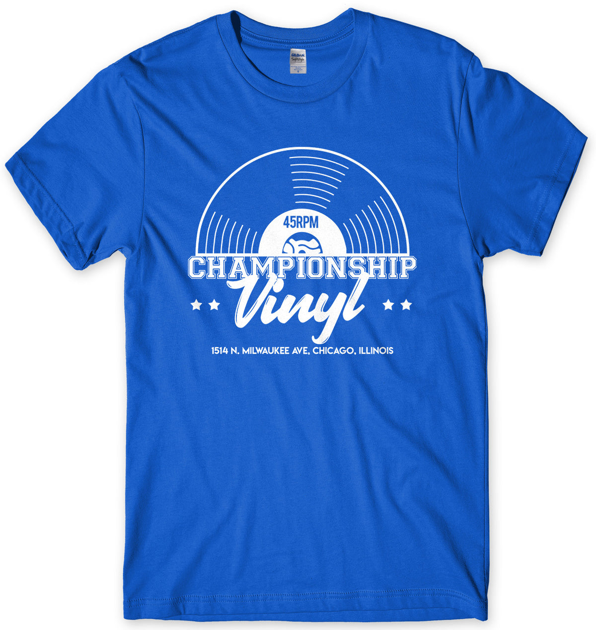 CHAMPIONSHIP VINYL - INSPIRED BY HIGH FIDELITY MENS UNISEX T-SHIRT