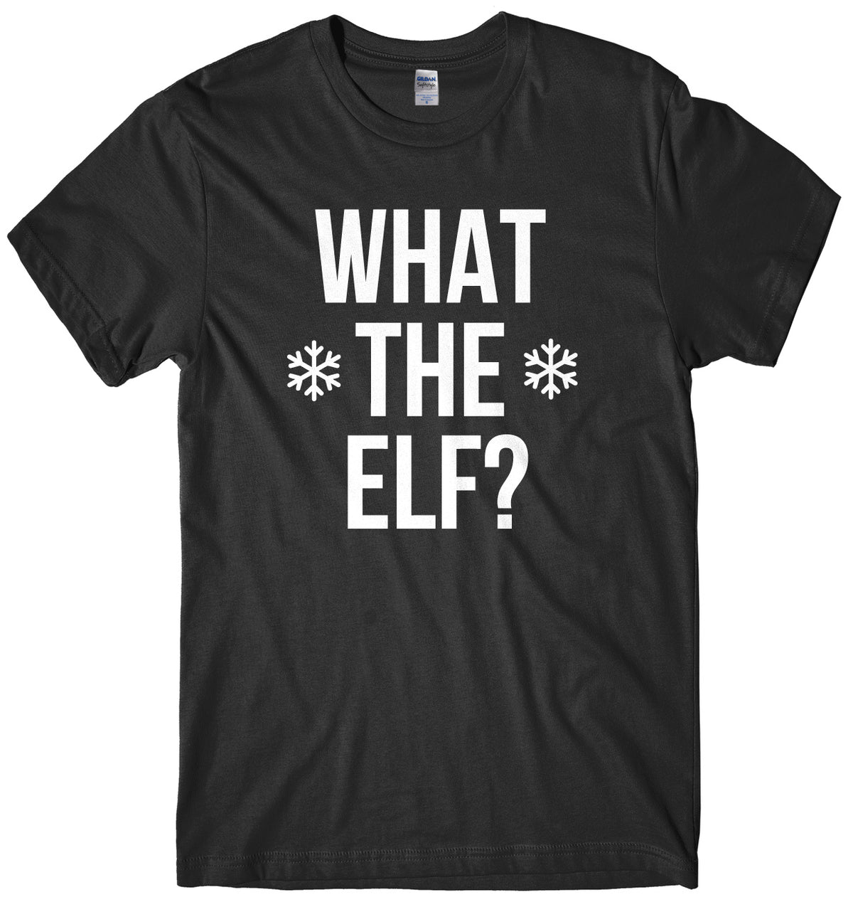 What The Elf? Mens Unisex Christmas T-Shirt