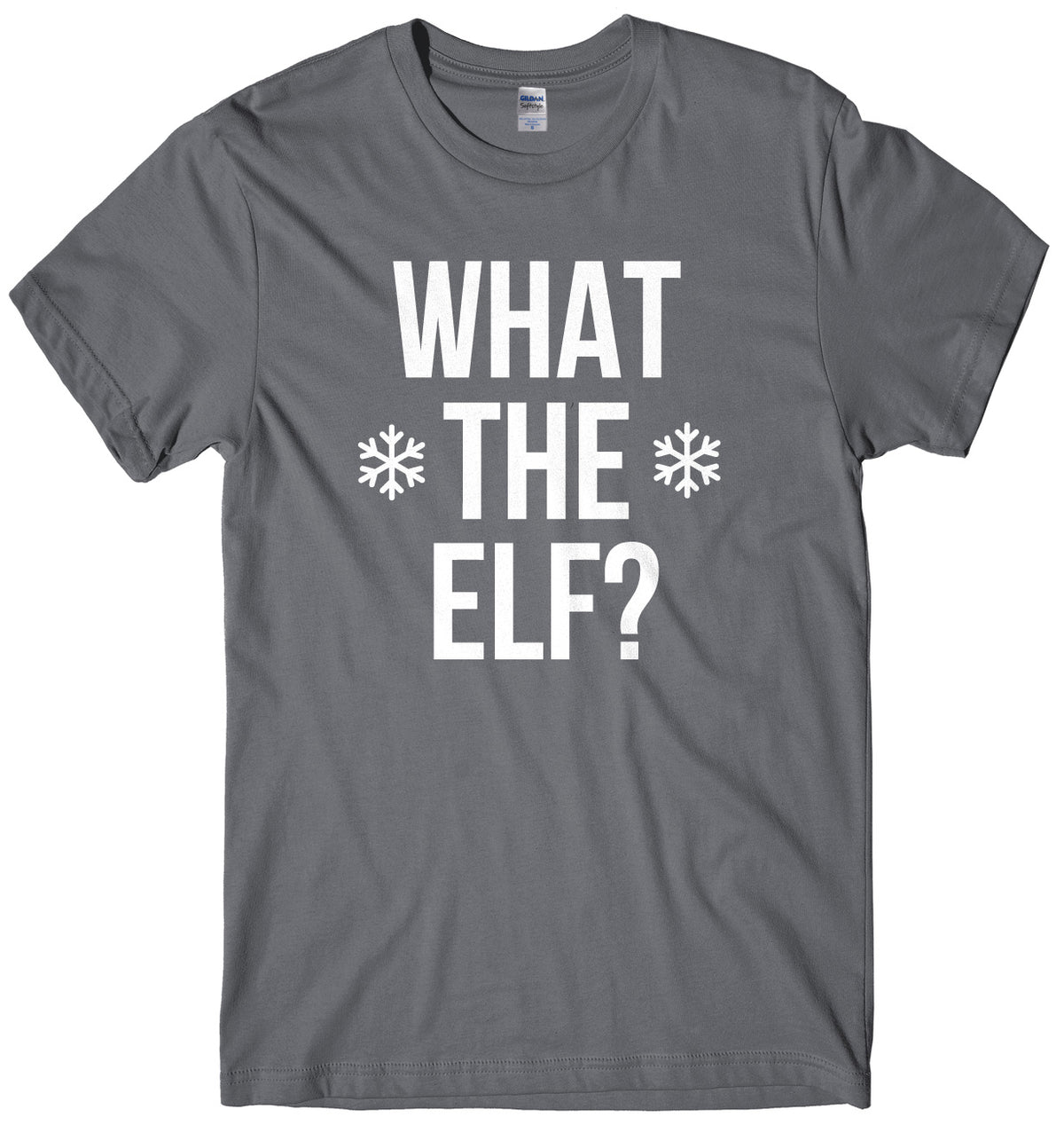 What The Elf? Mens Unisex Christmas T-Shirt