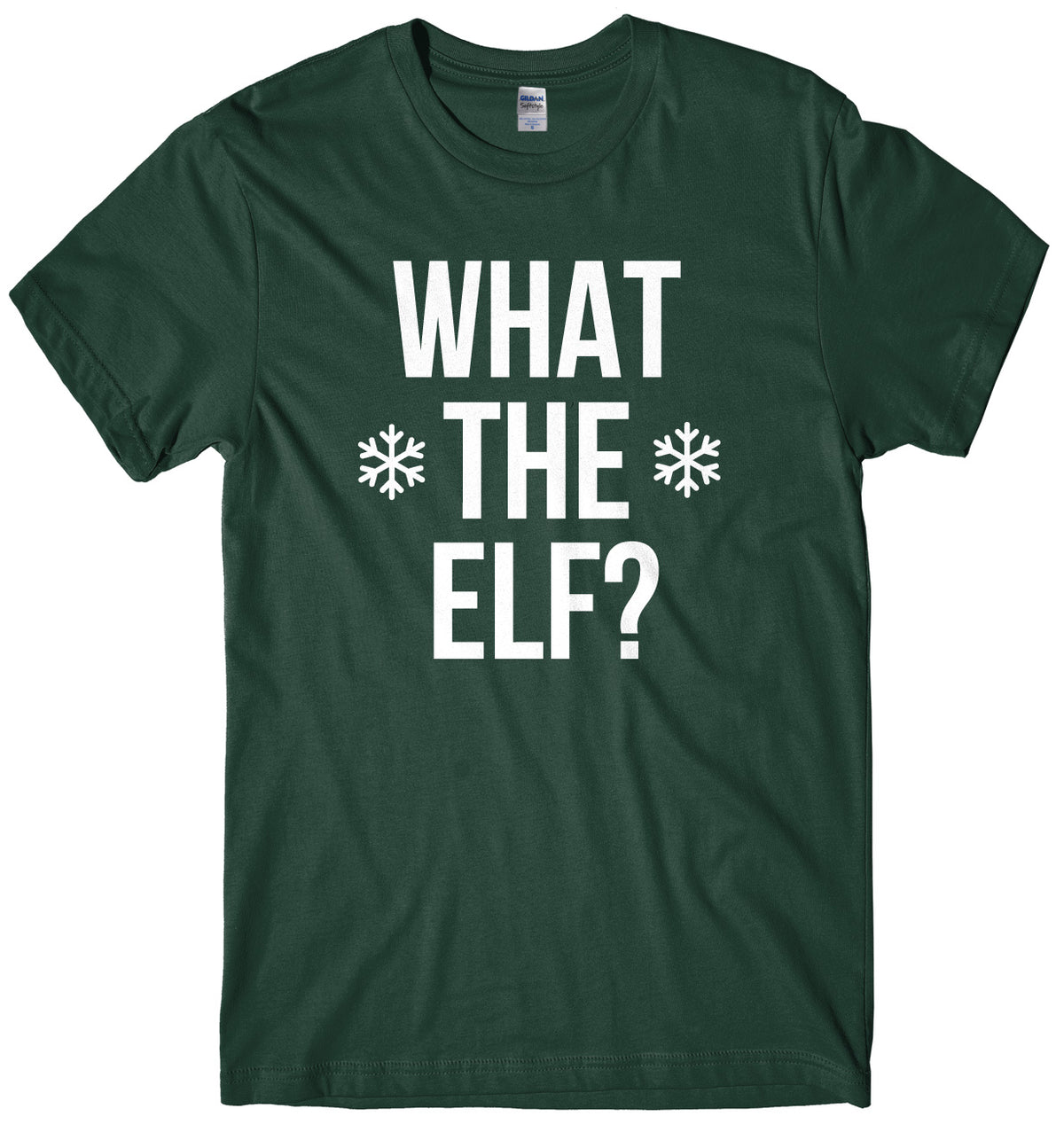 What The Elf? Mens Unisex Christmas T-Shirt