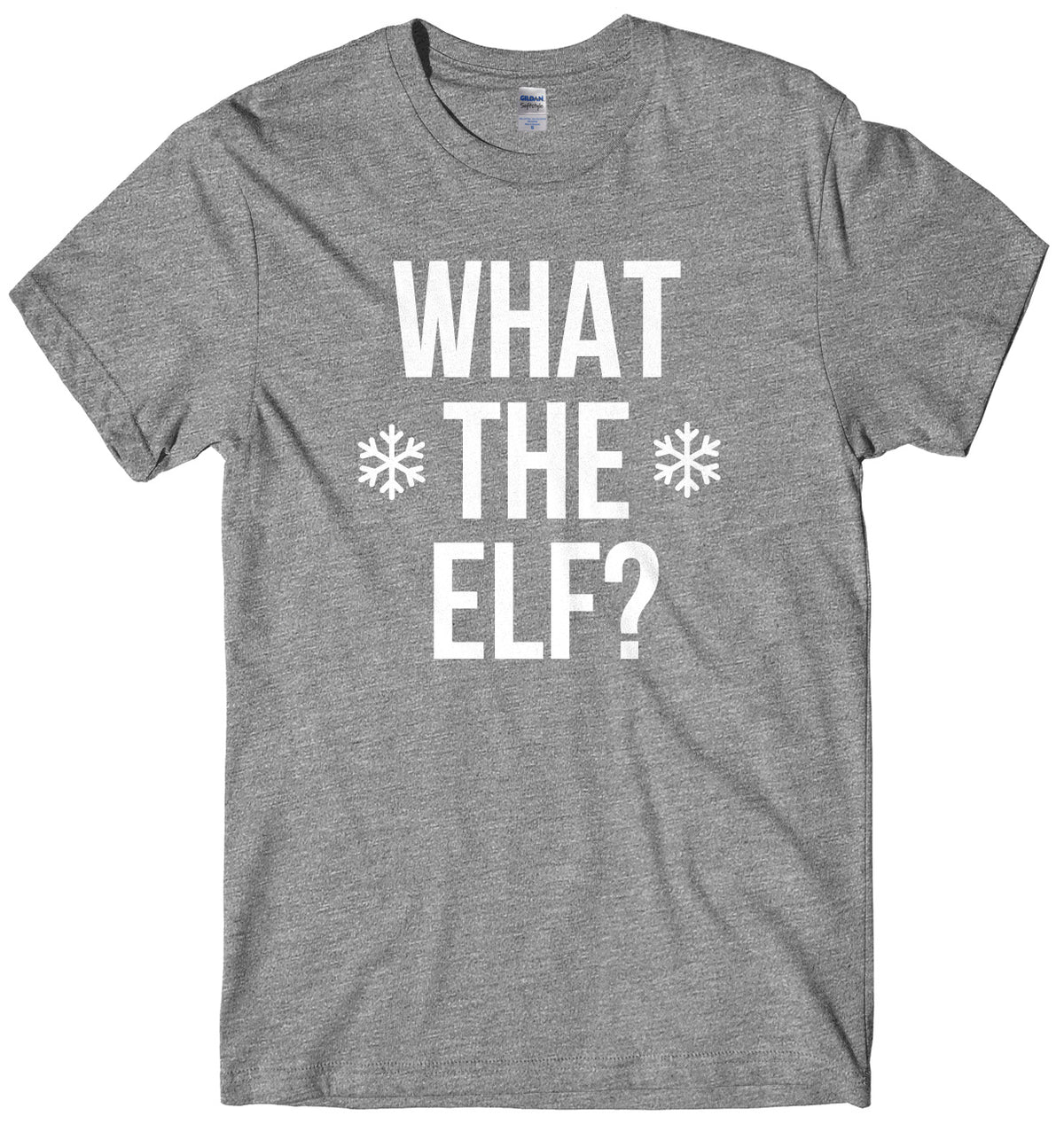 What The Elf? Mens Unisex Christmas T-Shirt