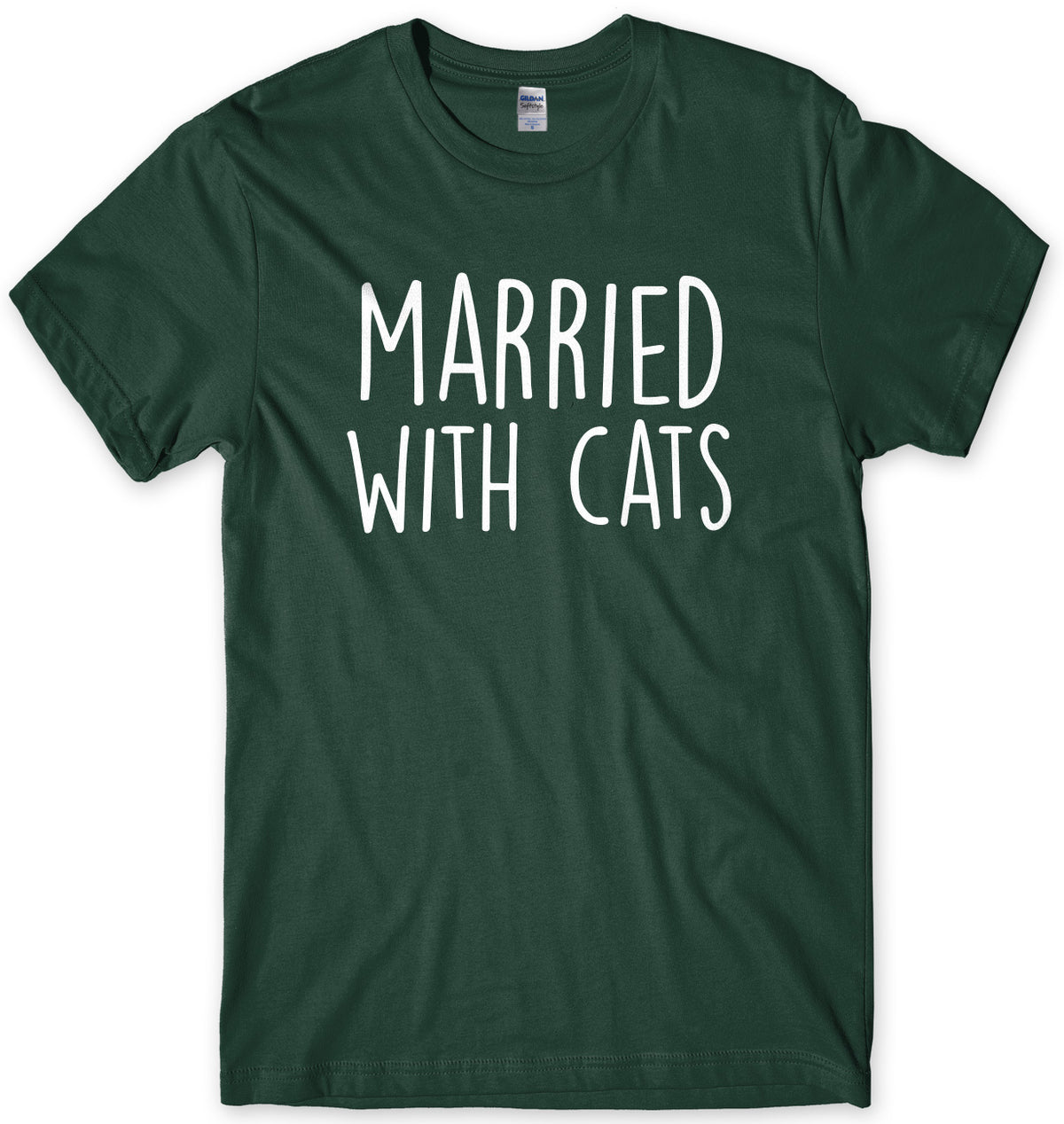 Married With Cats Mens Unisex T-Shirt