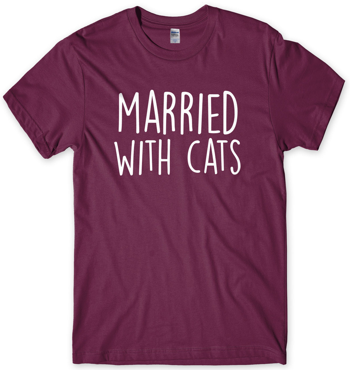 Married With Cats Mens Unisex T-Shirt