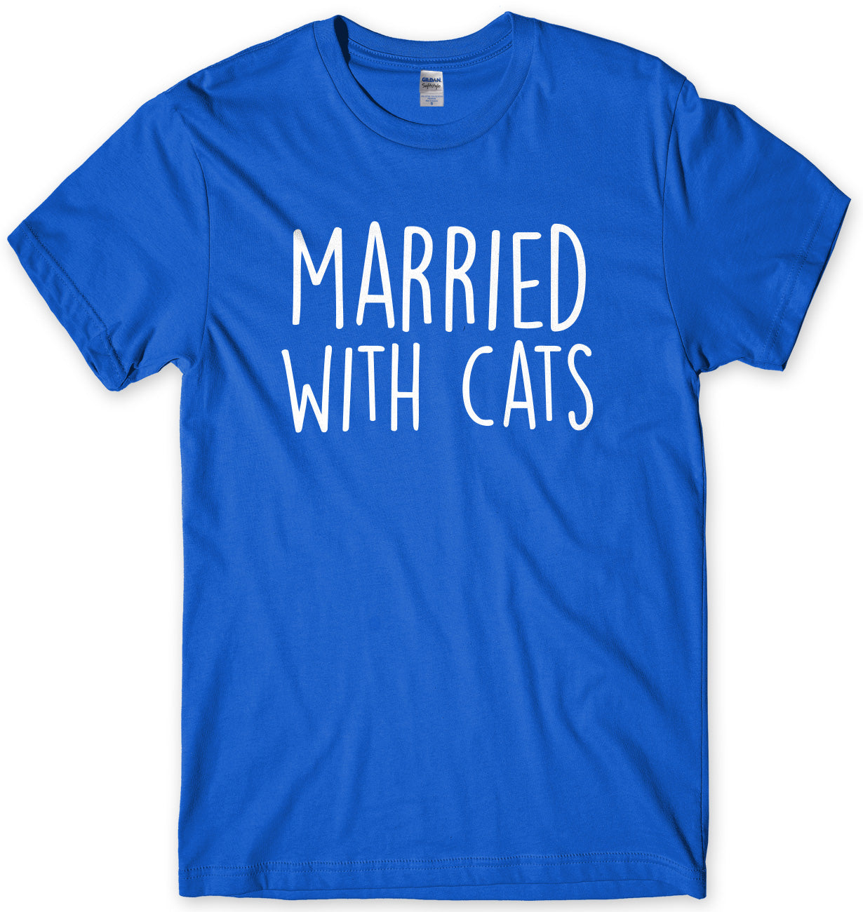 Married With Cats Mens Unisex T-Shirt