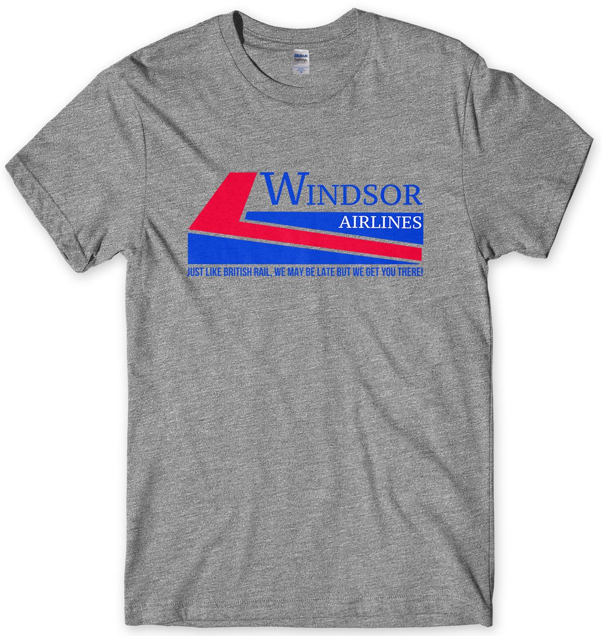 WINDSOR AIRLINES - INSPIRED BY DIE HARD 2 MENS UNISEX T-SHIRT