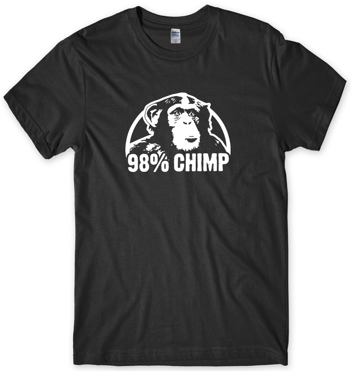 98% CHIMP MENS FUNNY UNISEX T-SHIRT