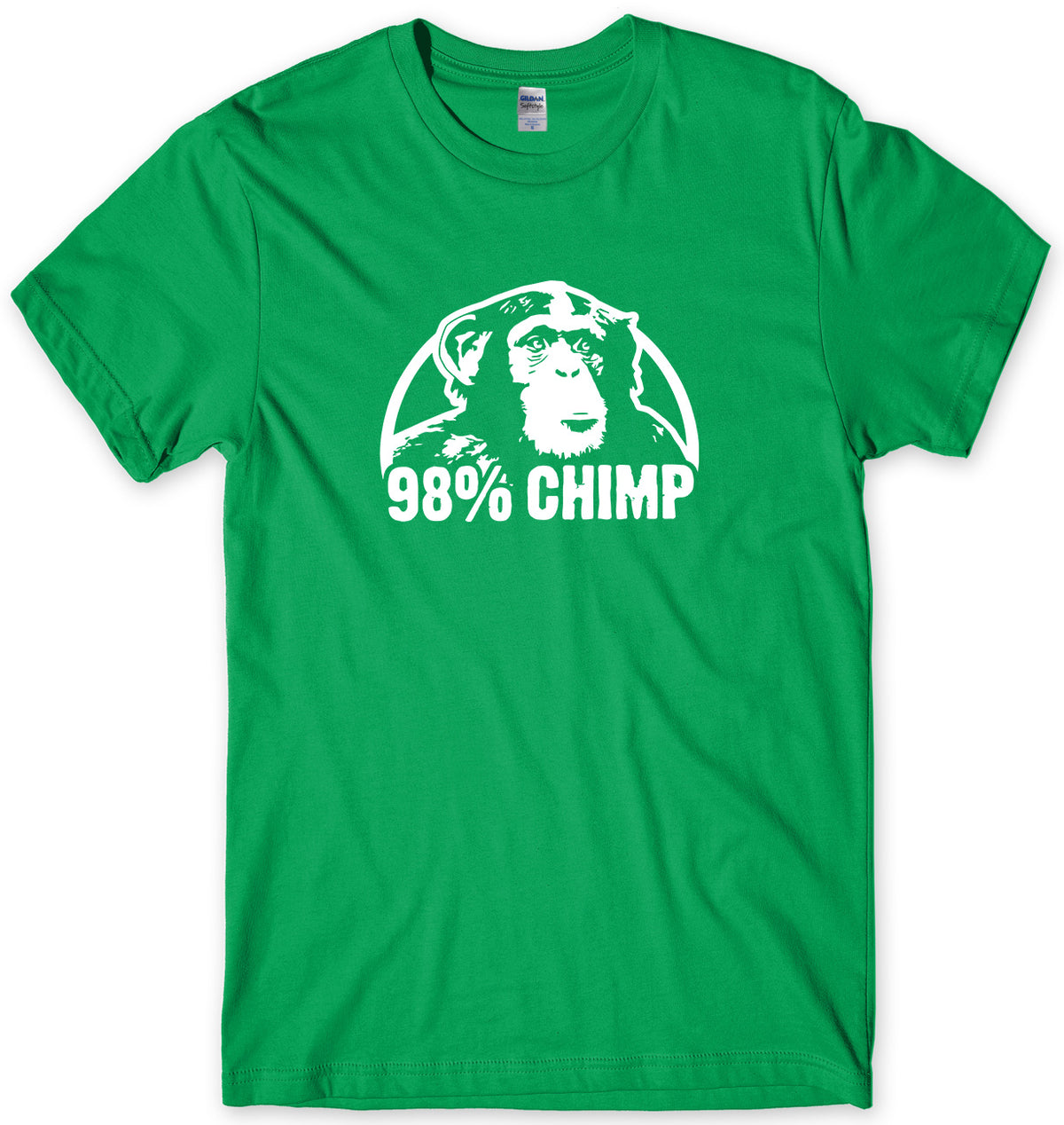 98% CHIMP MENS FUNNY UNISEX T-SHIRT