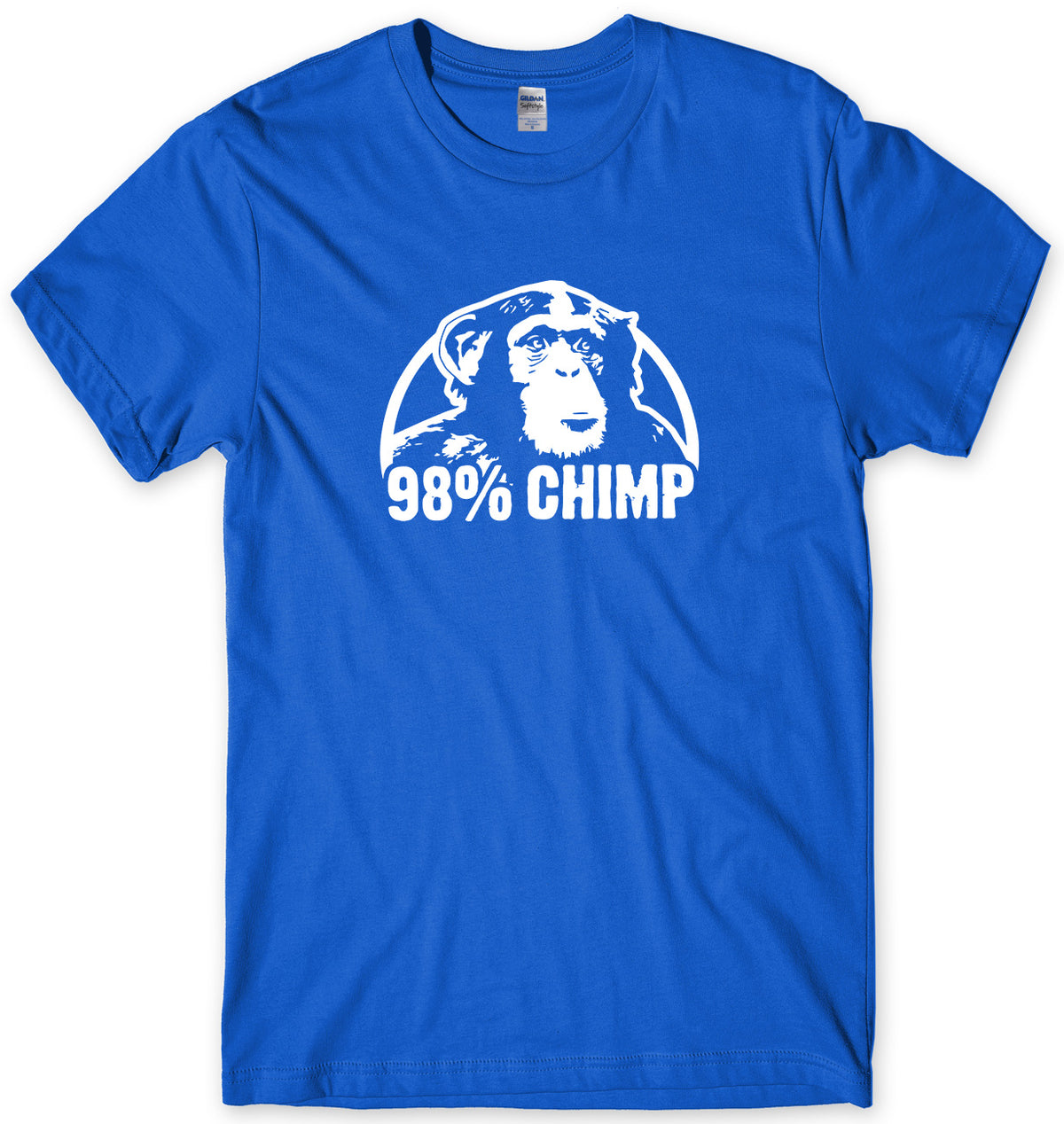 98% CHIMP MENS FUNNY UNISEX T-SHIRT