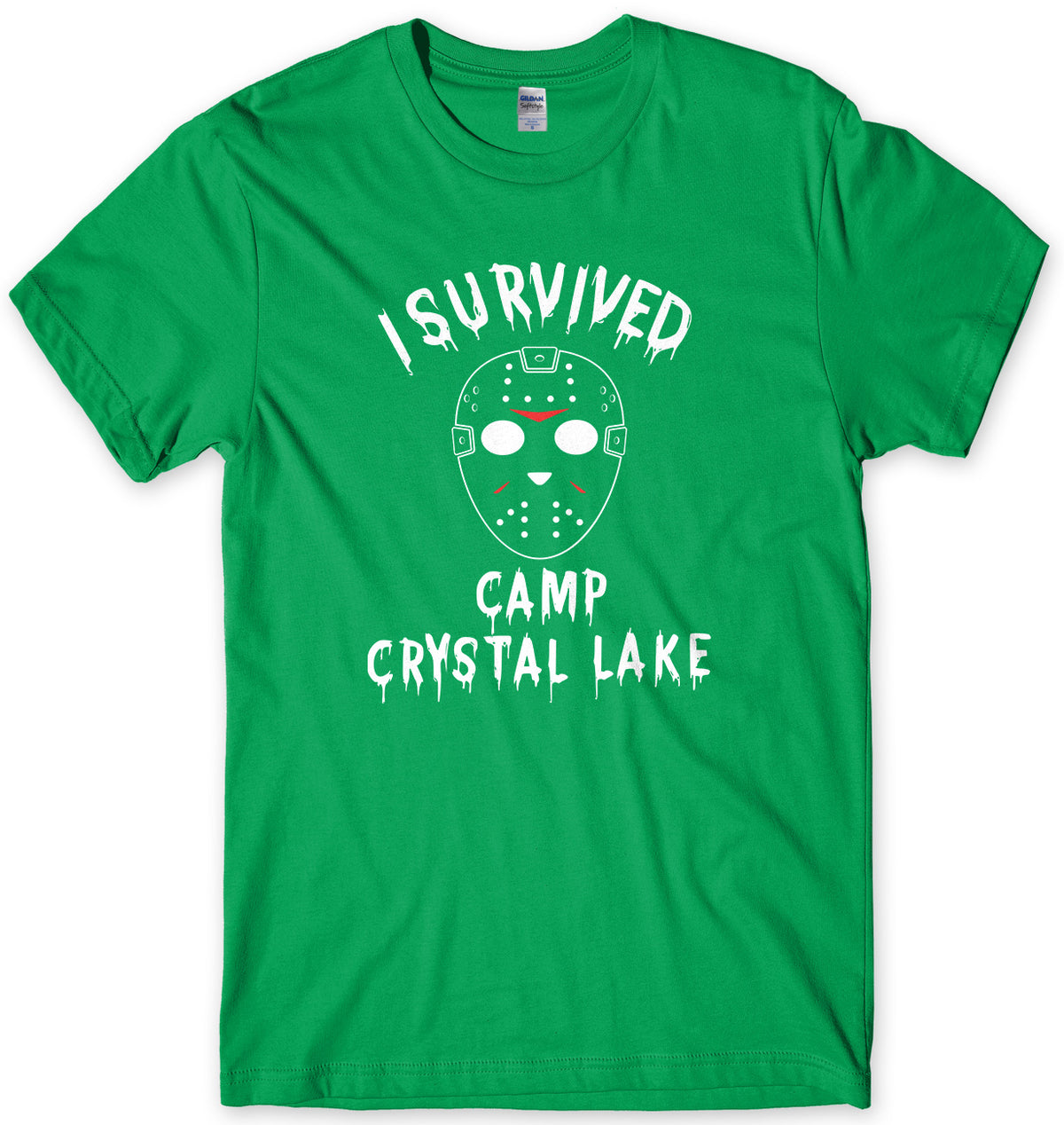 I SURVIVED CAMP CRYSTAL LAKE MENS UNISEX T-SHIRT