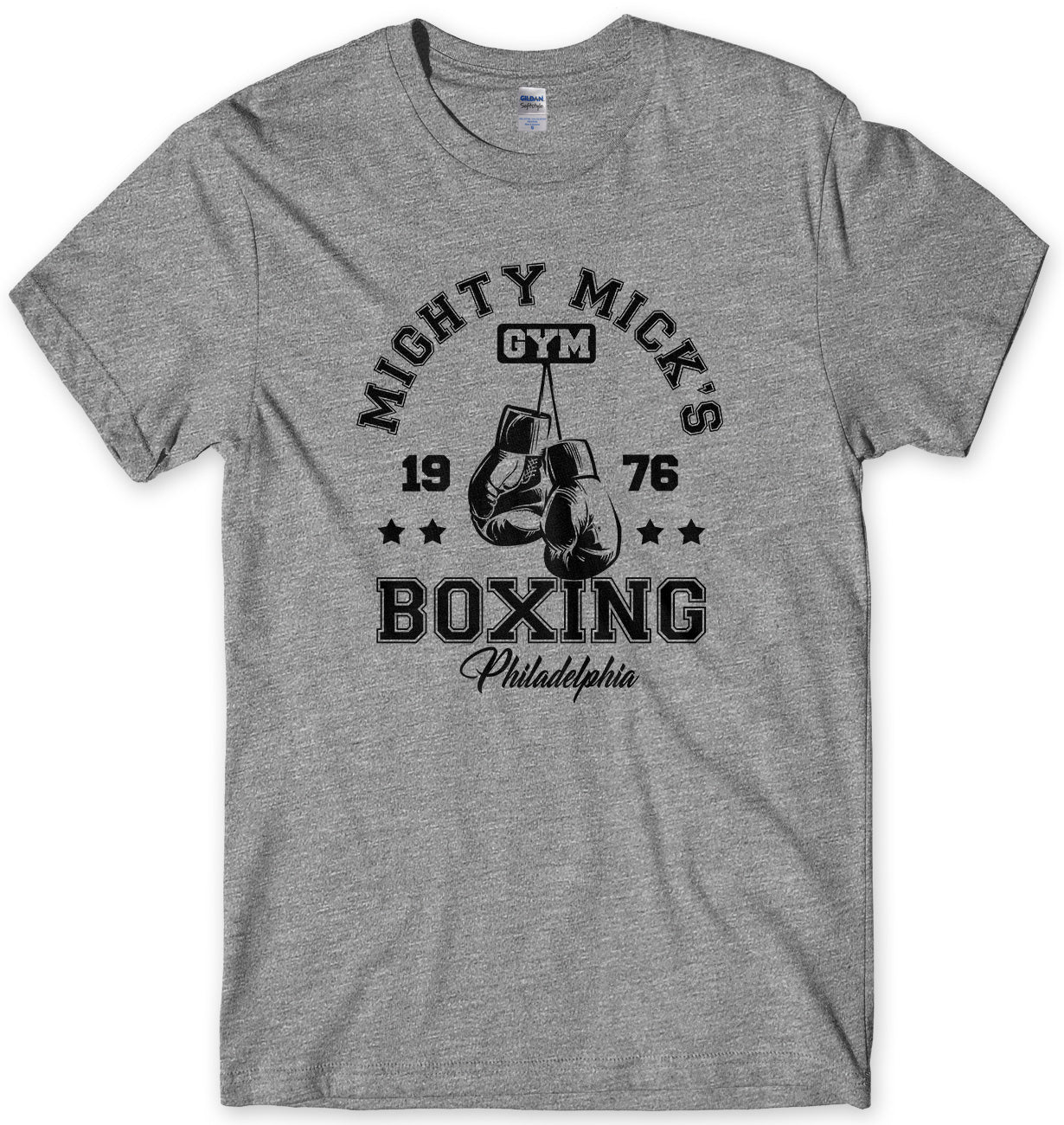MIGHTY MICK'S BOXING - INSPIRED BY ROCKY MENS UNISEX T-SHIRT