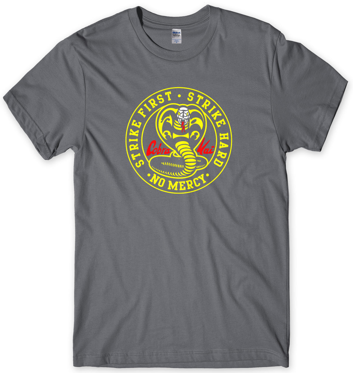 COBRA KAI STRIKE FIRST STRIKE HARD MENS UNISEX T-SHIRT