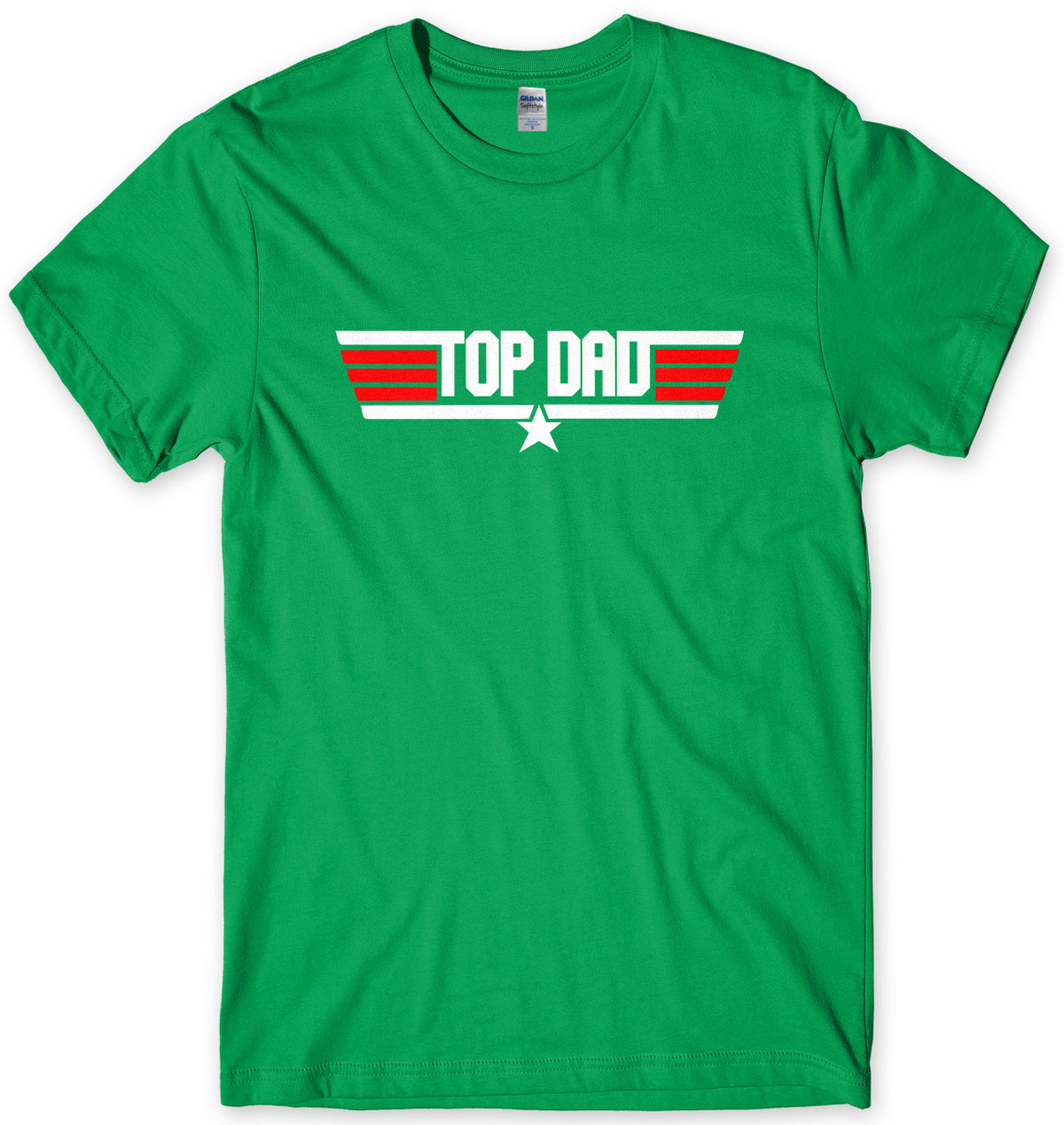 TOP DAD - TOP GUN INSPIRED MENS UNISEX FATHER&#39;S DAY T-SHIRT
