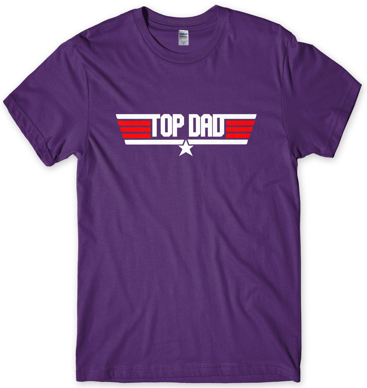 TOP DAD - TOP GUN INSPIRED MENS UNISEX FATHER&#39;S DAY T-SHIRT