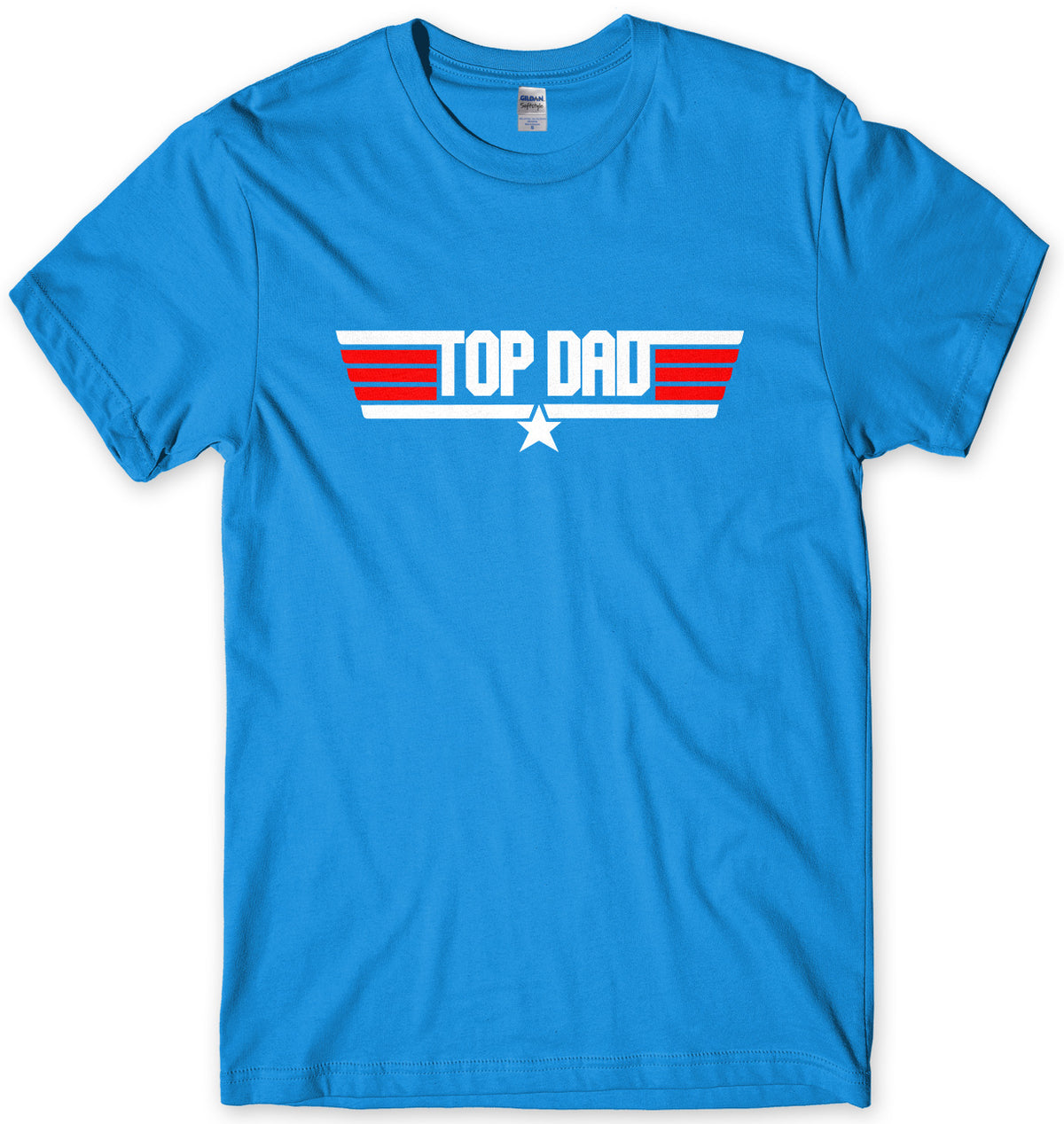 TOP DAD - TOP GUN INSPIRED MENS UNISEX FATHER&#39;S DAY T-SHIRT