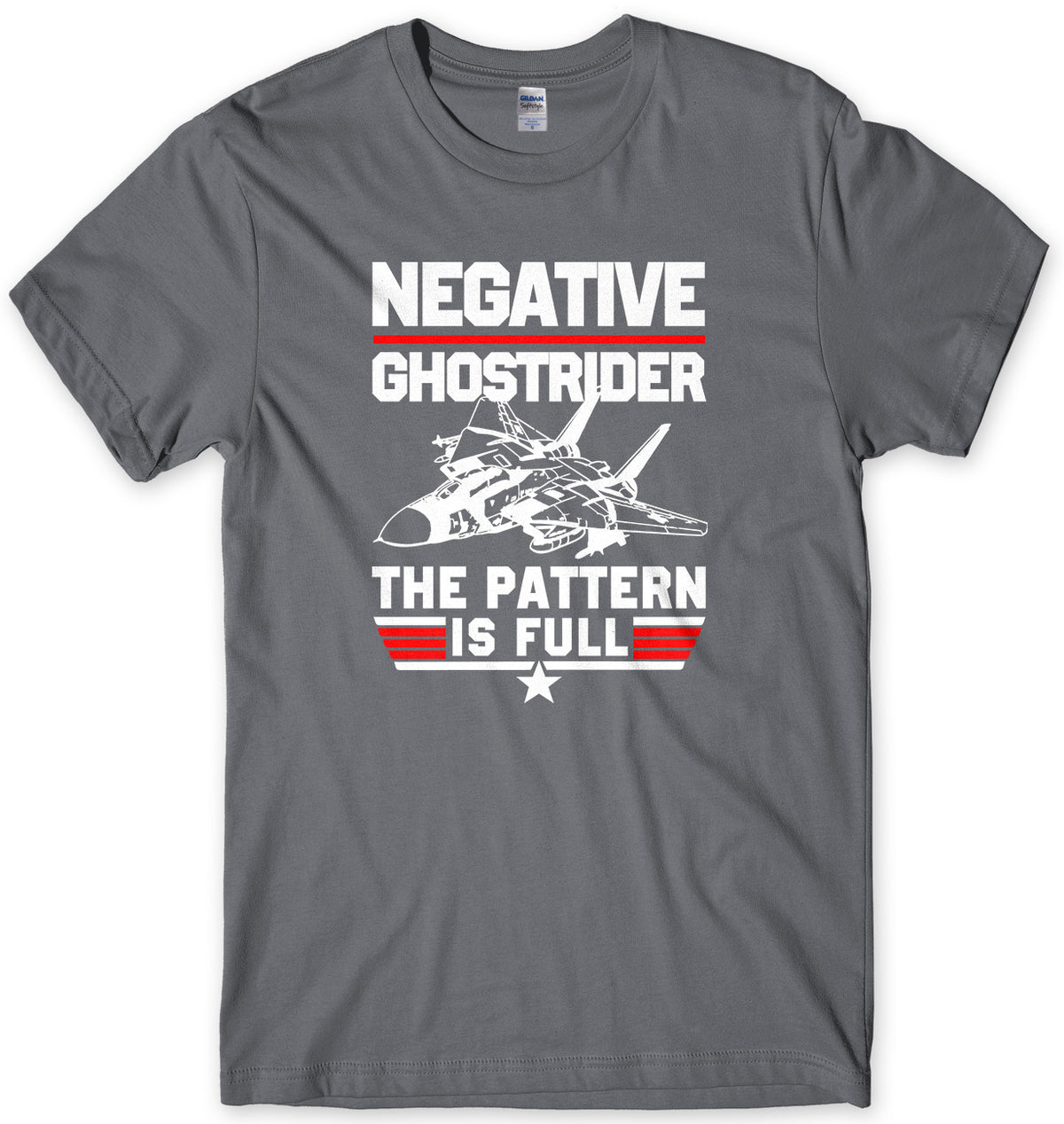 NEGATIVE GHOSTRIDER - INSPIRED BY TOP GUN MENS UNISEX T-SHIRT