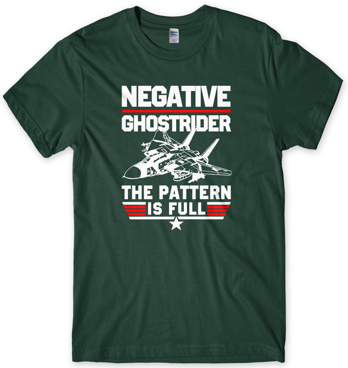 NEGATIVE GHOSTRIDER - INSPIRED BY TOP GUN MENS UNISEX T-SHIRT