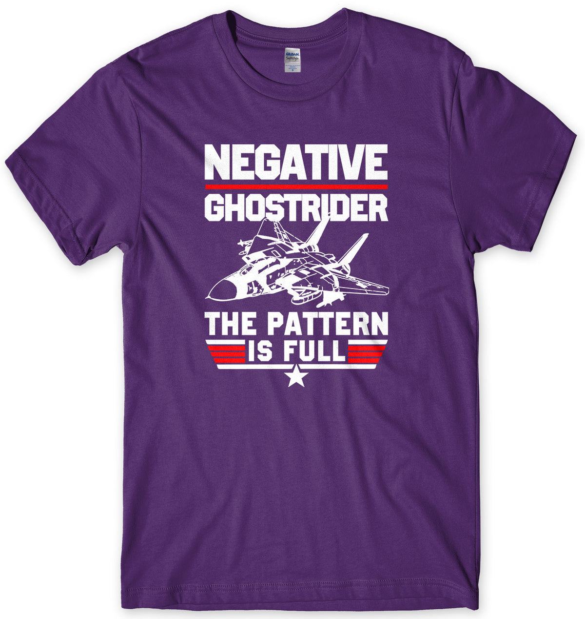 NEGATIVE GHOSTRIDER - INSPIRED BY TOP GUN MENS UNISEX T-SHIRT