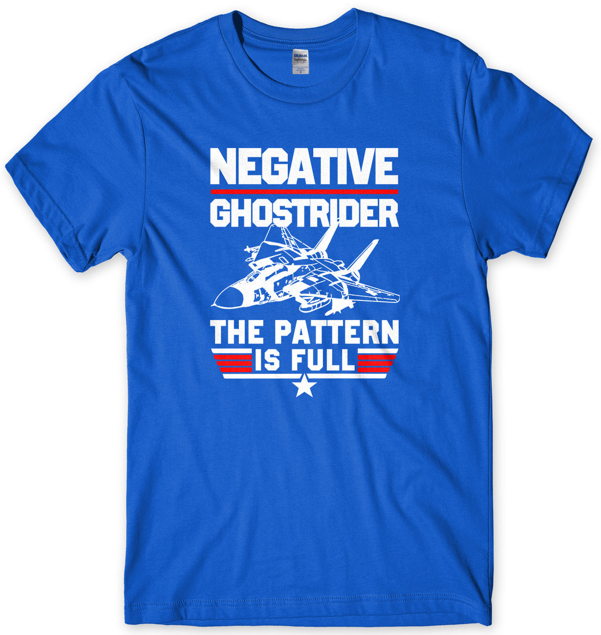 NEGATIVE GHOSTRIDER - INSPIRED BY TOP GUN MENS UNISEX T-SHIRT